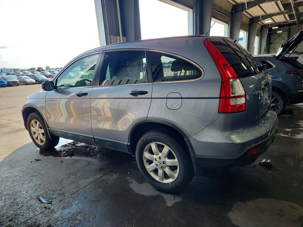 2008 Honda Cr-v Ex Blue vin: JHLRE38568C003184
