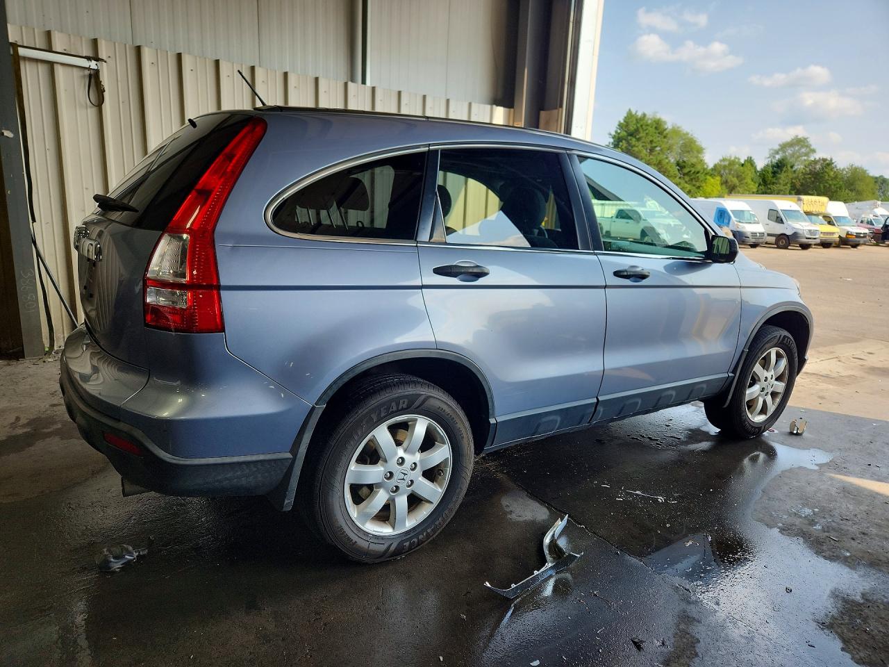 2008 Honda Cr-v Ex Blue vin: JHLRE38568C003184