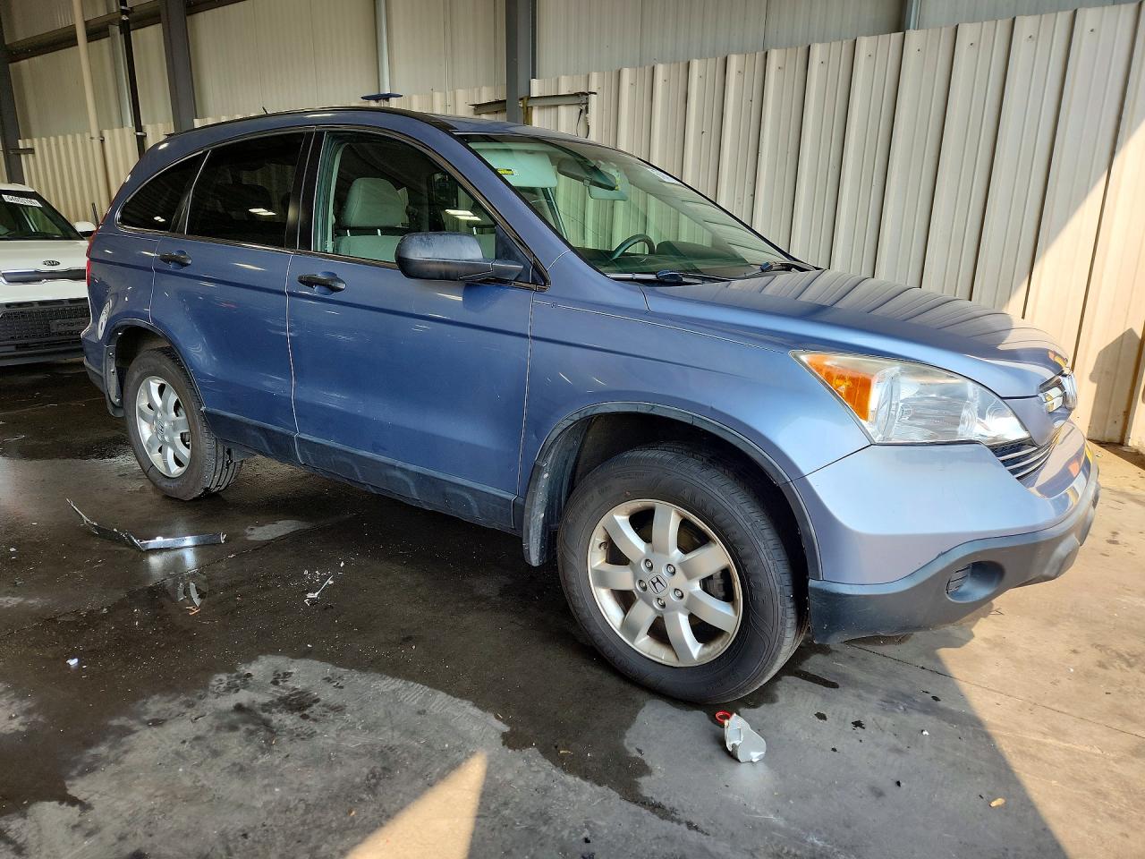 2008 Honda Cr-v Ex Blue vin: JHLRE38568C003184