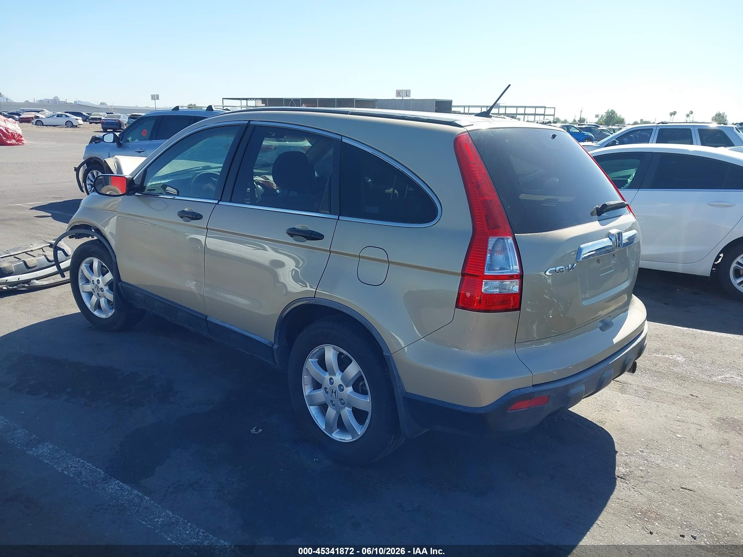 2008 Honda Cr-v Ex Beige vin: JHLRE38568C049663