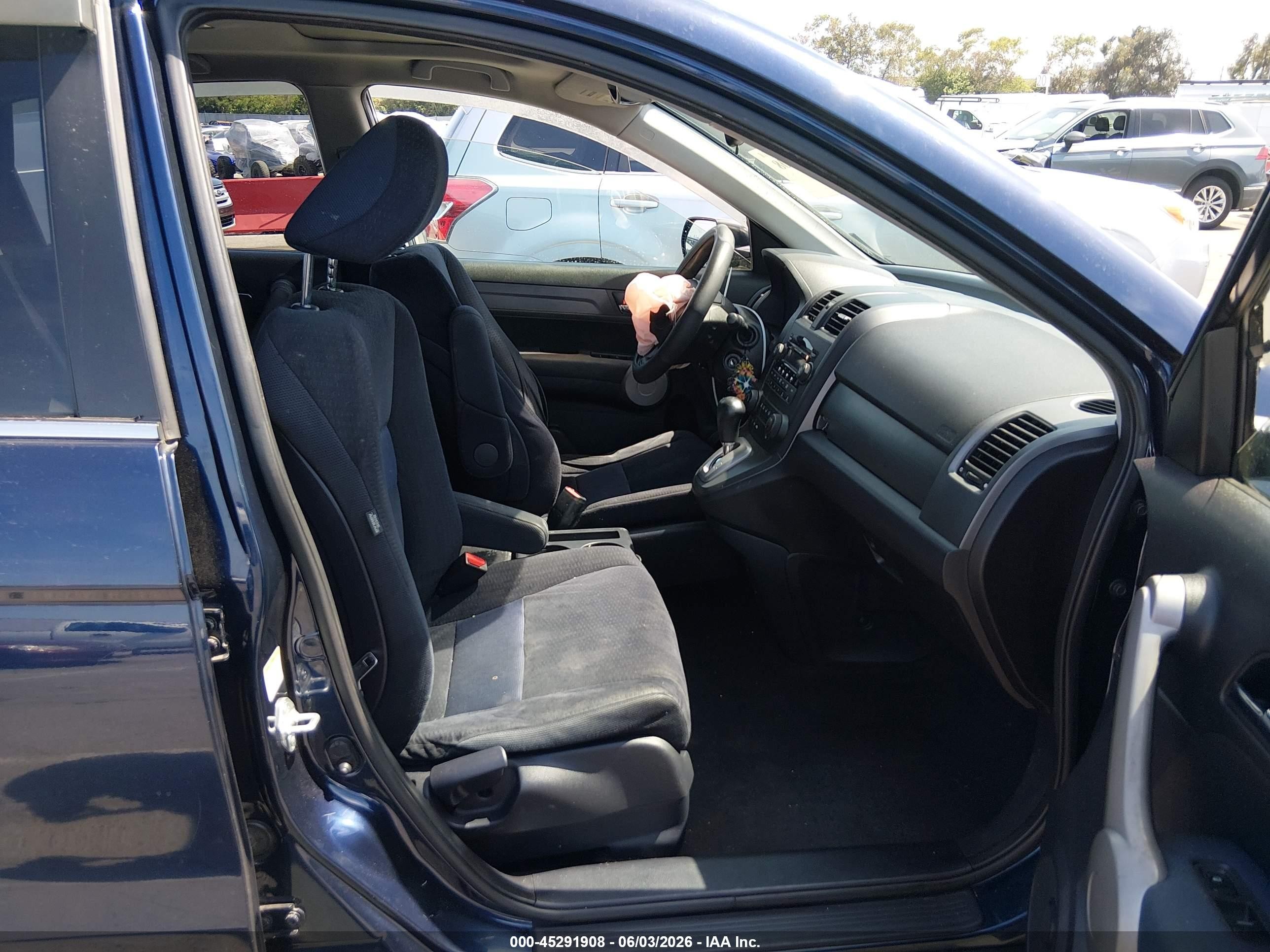 2007 Honda Cr-v Ex Blue vin: JHLRE38577C001300