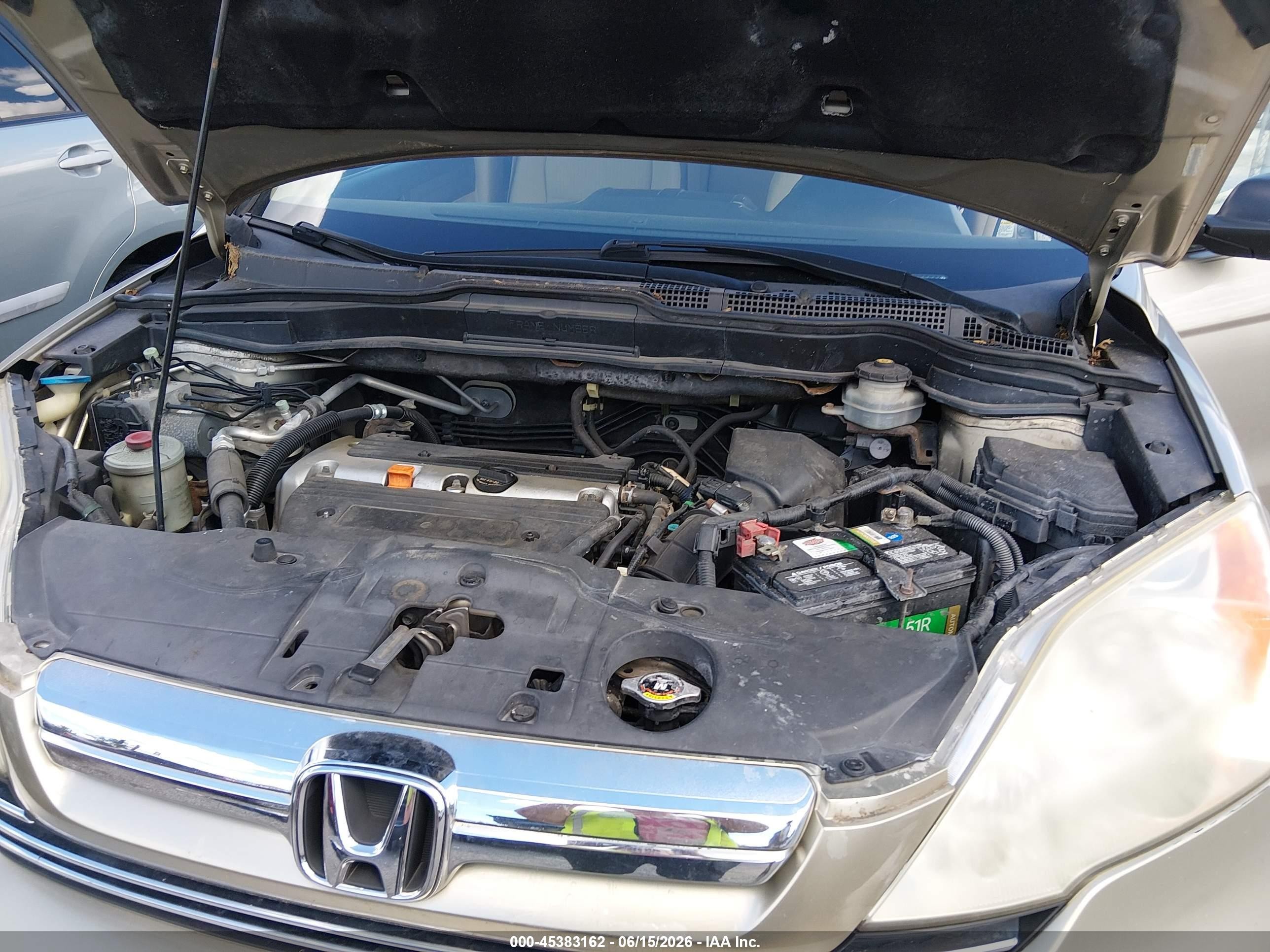 2007 Honda Cr-v Ex Gold vin: JHLRE38577C008246
