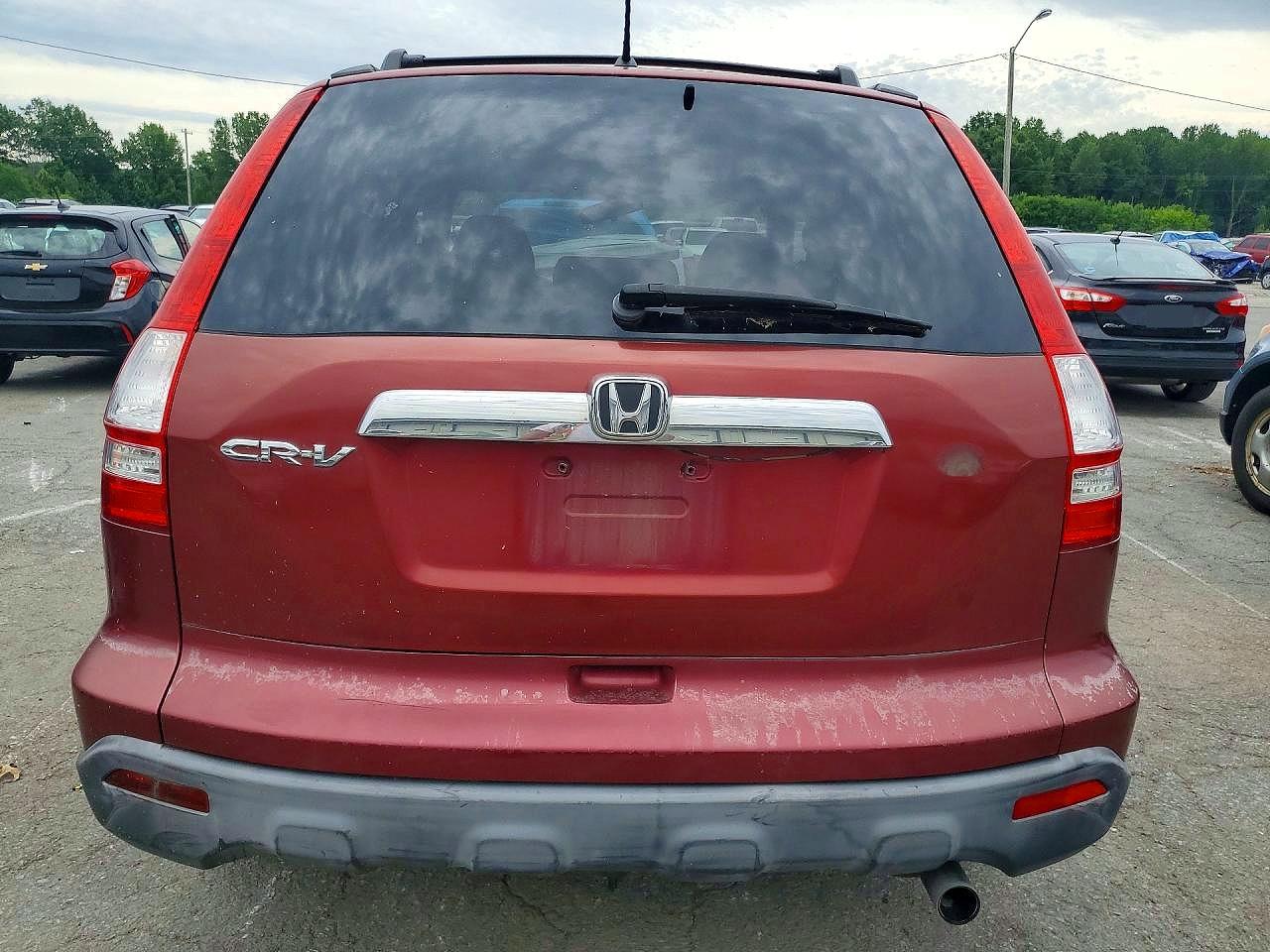 2007 Honda Cr-v Ex Maroon vin: JHLRE38577C012958