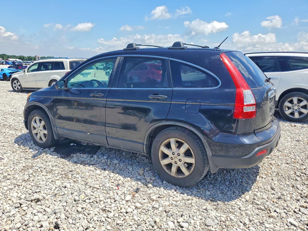 2007 Honda Cr-v Ex Black vin: JHLRE38577C024088