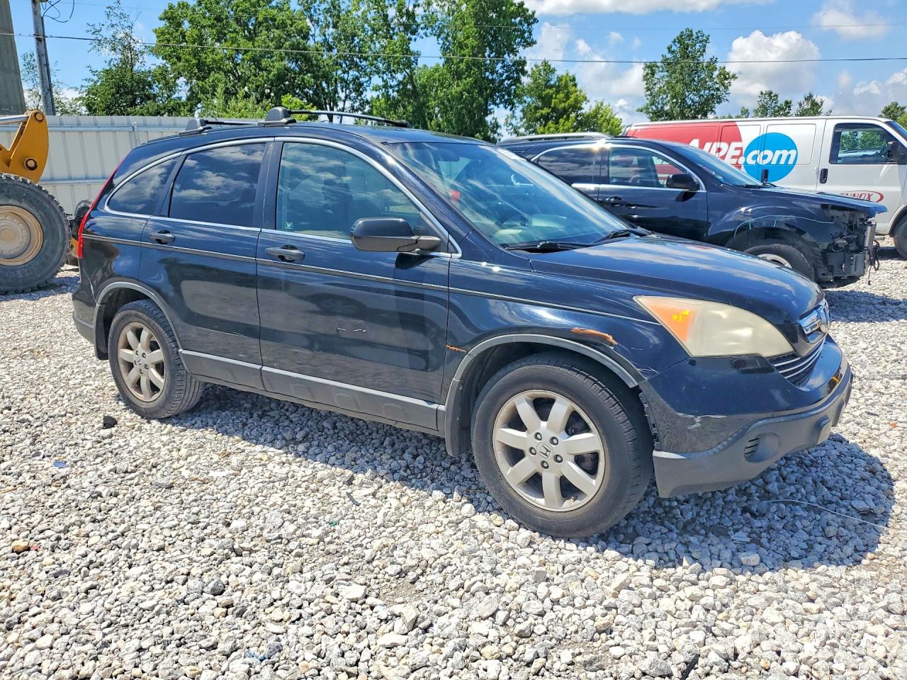 2007 Honda Cr-v Ex Black vin: JHLRE38577C024088