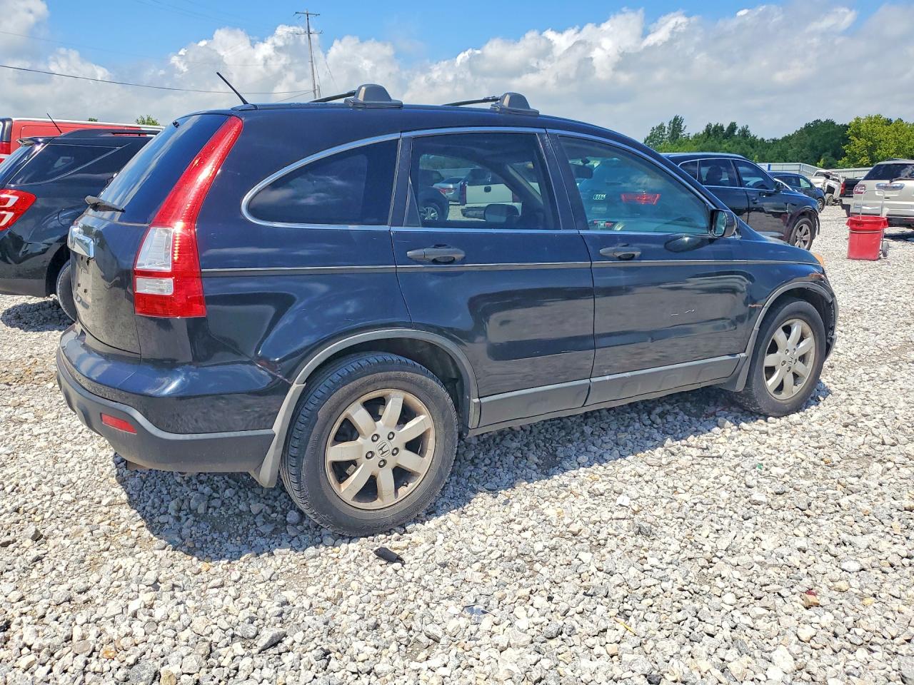 2007 Honda Cr-v Ex Black vin: JHLRE38577C024088