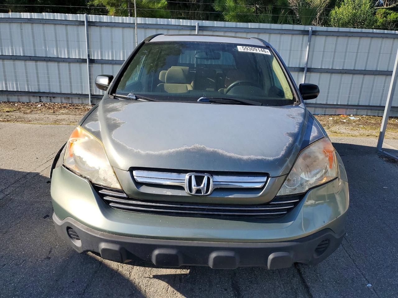 2007 Honda Cr-v Ex Green vin: JHLRE38577C026715