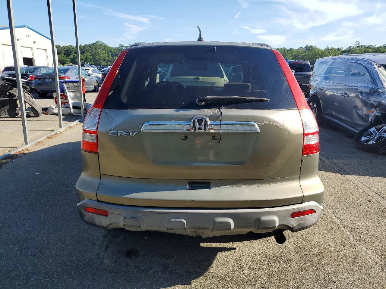 2007 Honda Cr-v Ex Green vin: JHLRE38577C026715