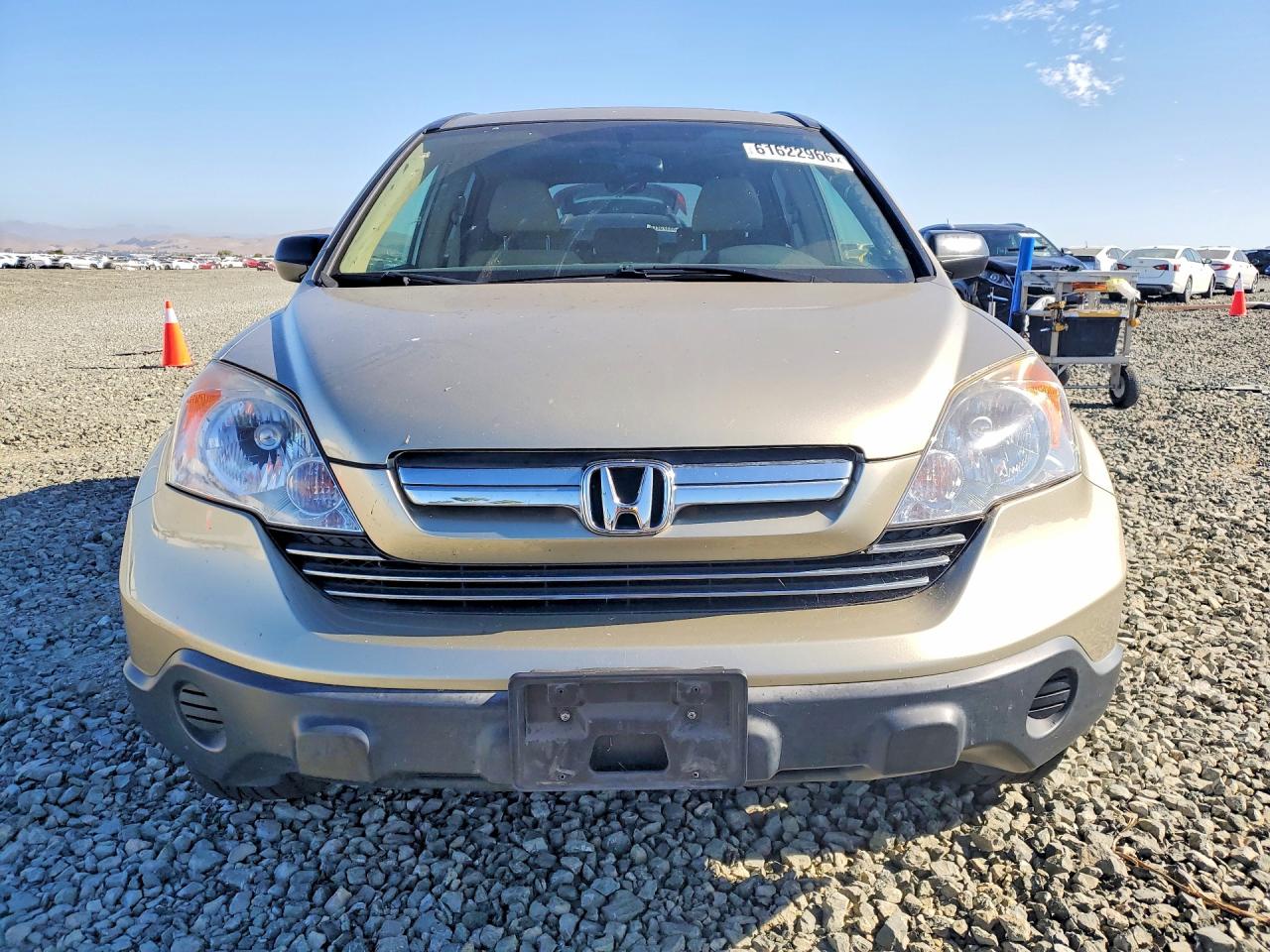 2007 Honda Cr-v Ex Золотой vin: JHLRE38577C042008