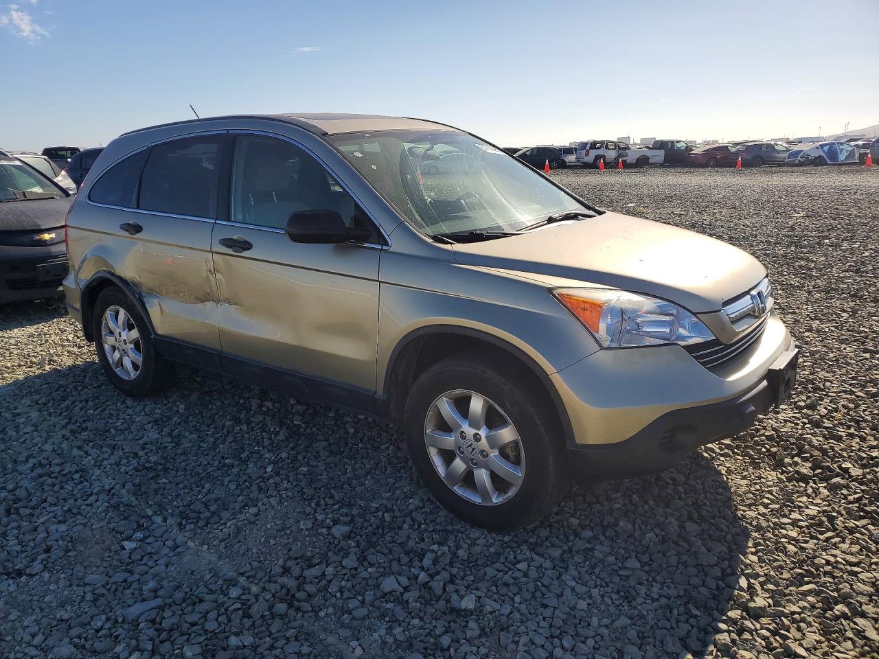 2007 Honda Cr-v Ex Золотой vin: JHLRE38577C042008