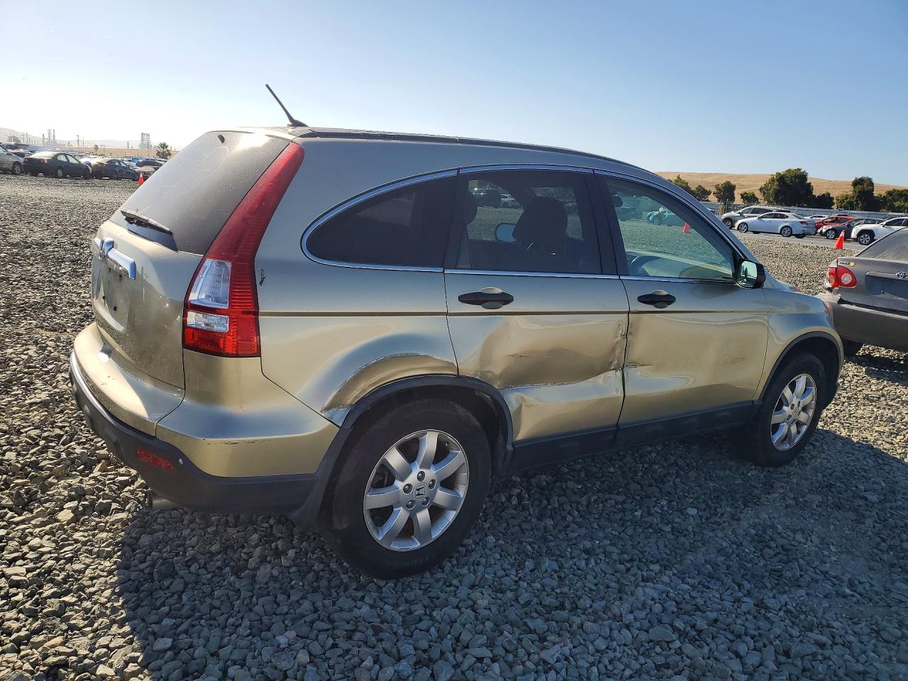 2007 Honda Cr-v Ex Золотой vin: JHLRE38577C042008
