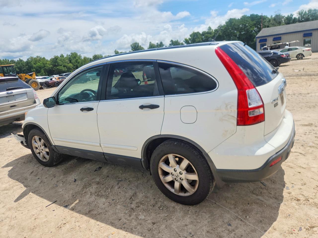 2007 Honda Cr-v Ex White vin: JHLRE38577C069421