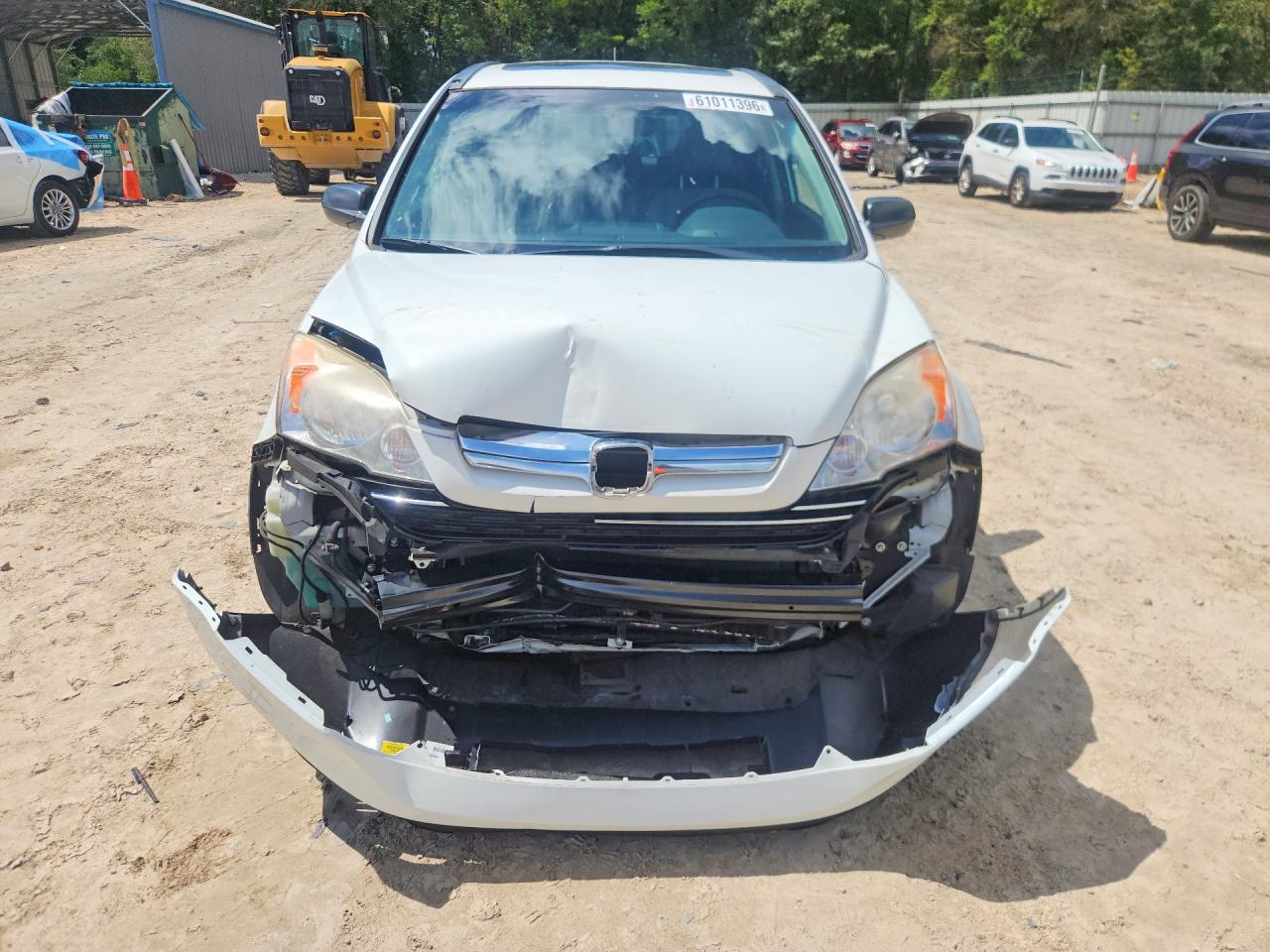 2007 Honda Cr-v Ex White vin: JHLRE38577C069421