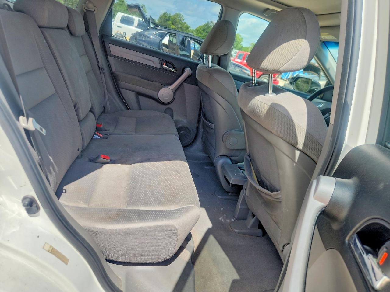 2007 Honda Cr-v Ex White vin: JHLRE38577C069421
