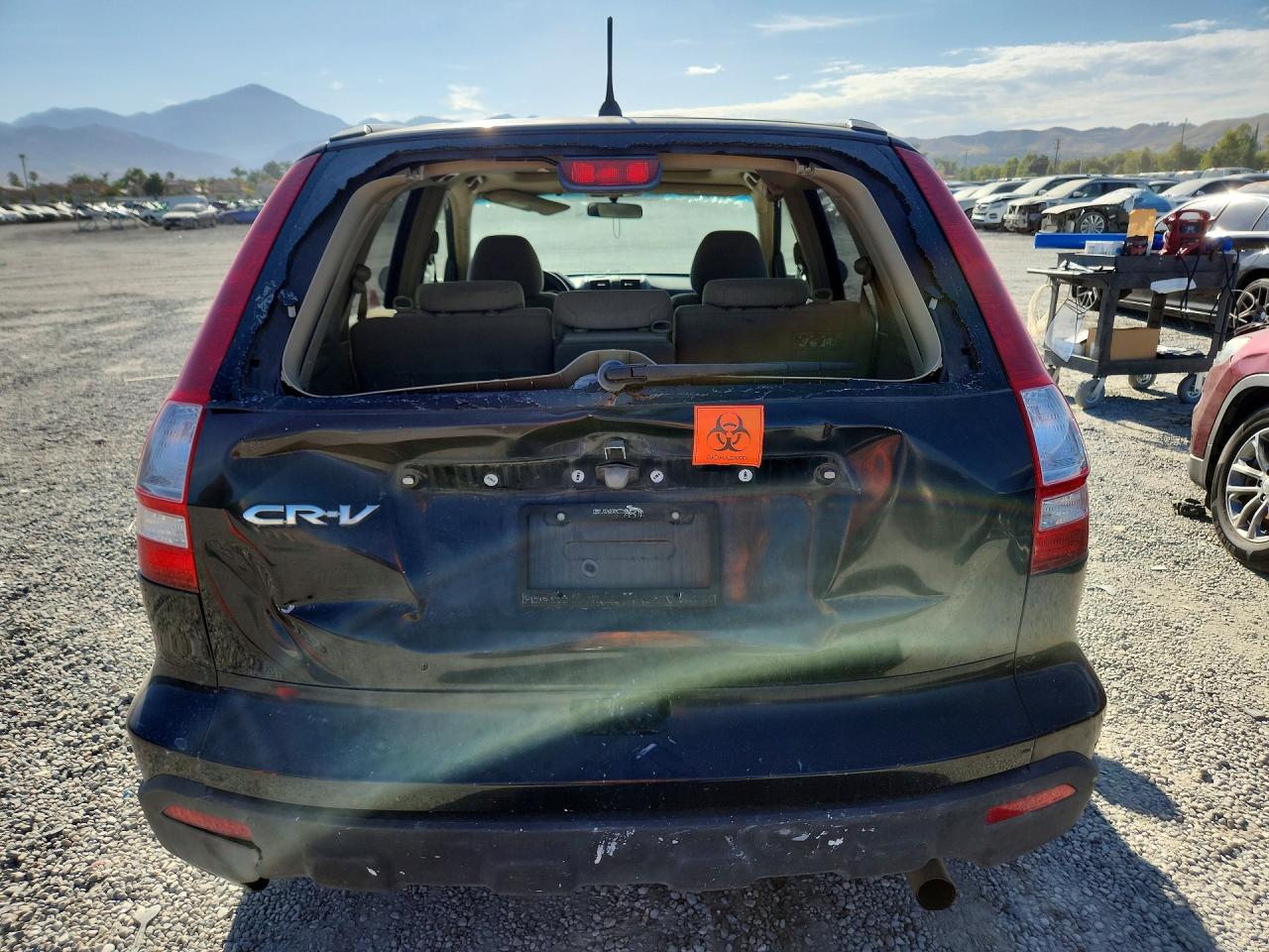 2007 Honda Cr-v Ex Black vin: JHLRE38577C079012