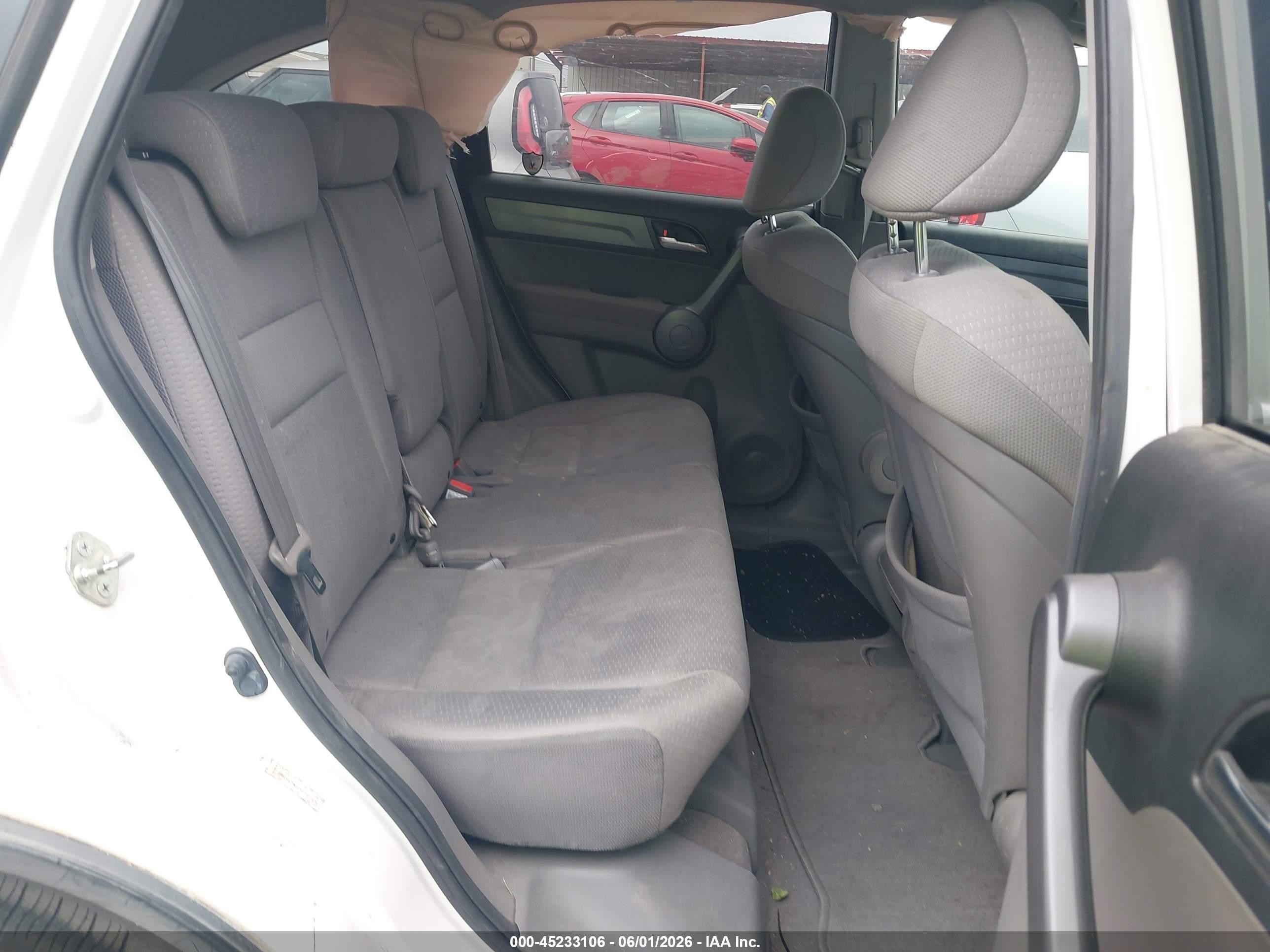 2008 Honda Cr-v Ex White vin: JHLRE38578C005476