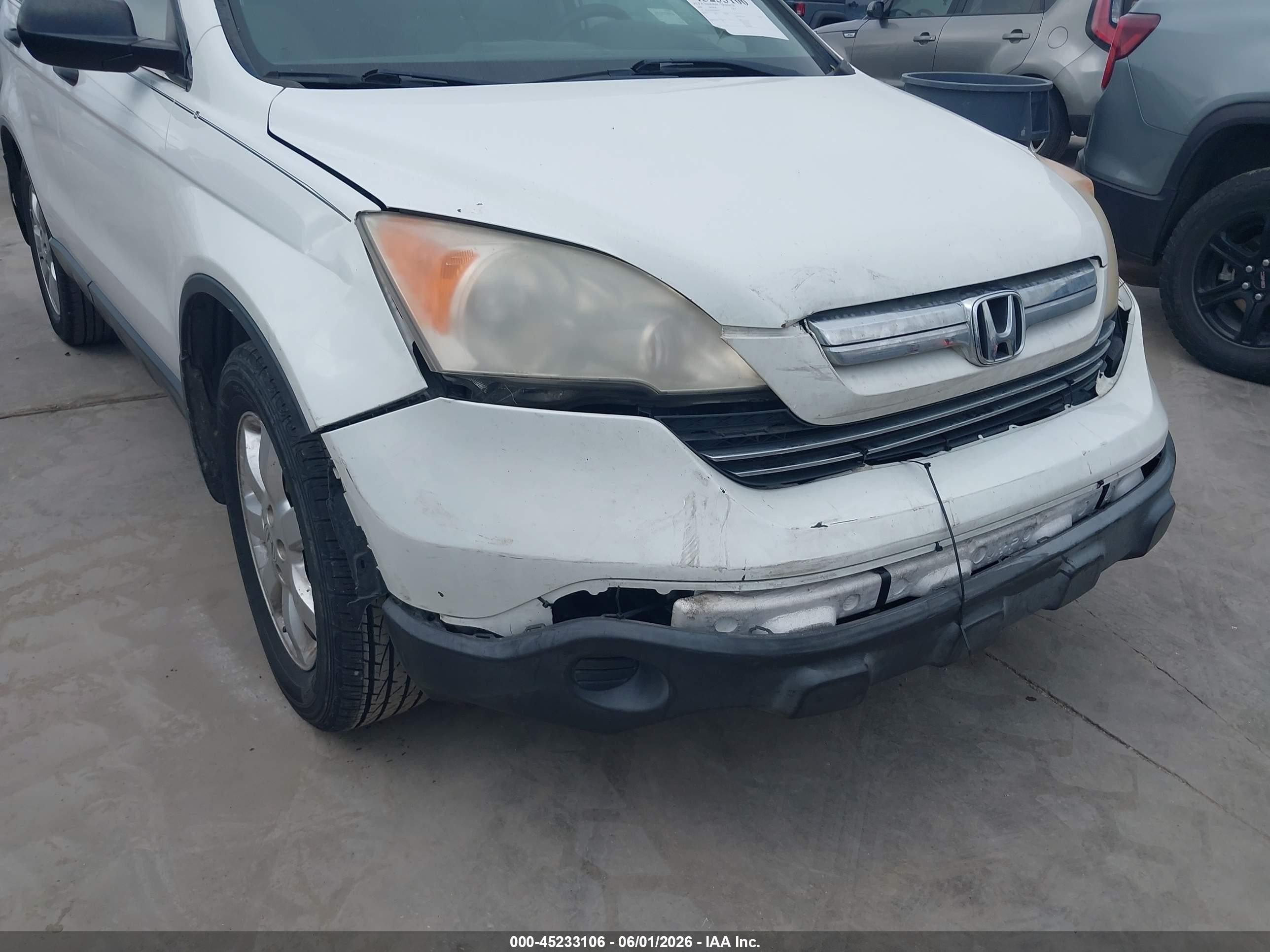 2008 Honda Cr-v Ex White vin: JHLRE38578C005476