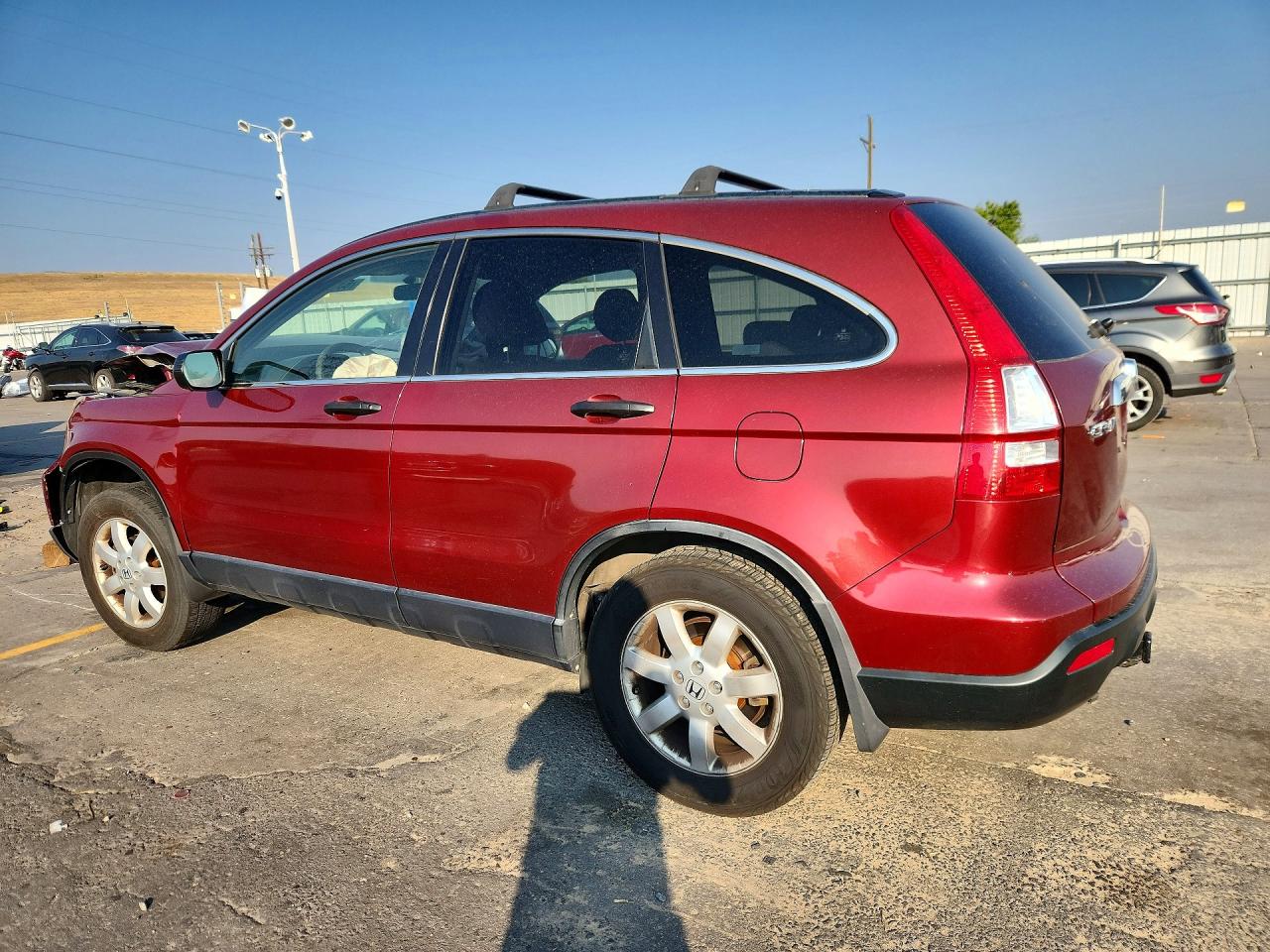 2008 Honda Cr-v Ex Burgundy vin: JHLRE38578C005994