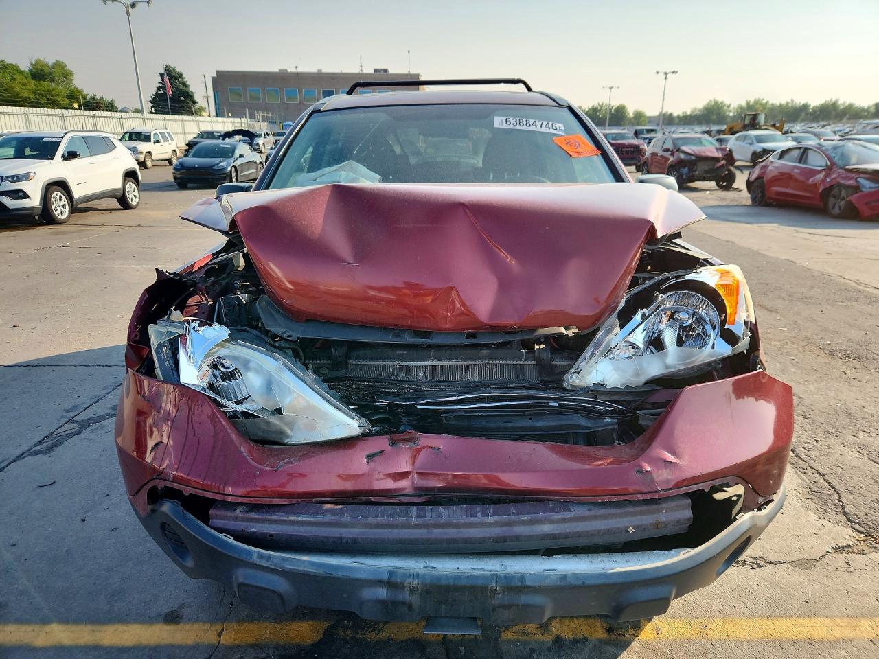 2008 Honda Cr-v Ex Burgundy vin: JHLRE38578C005994