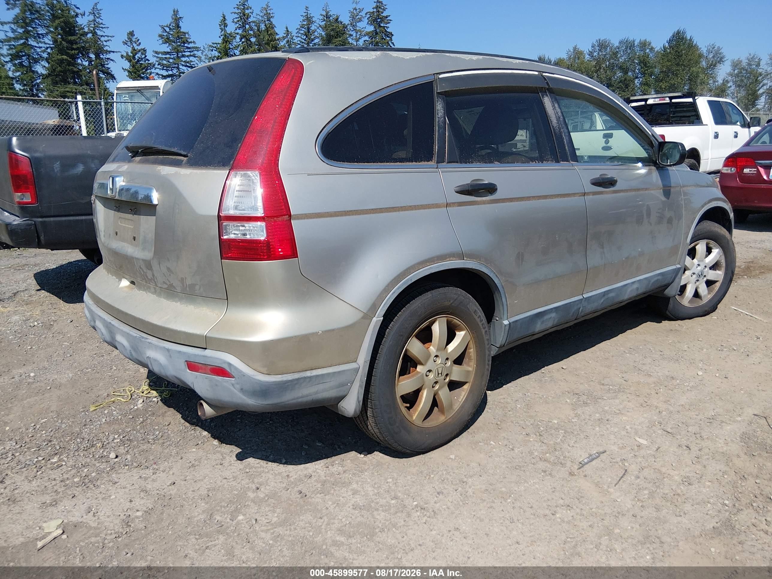 2007 Honda Cr-v Ex Gold vin: JHLRE38587C014640