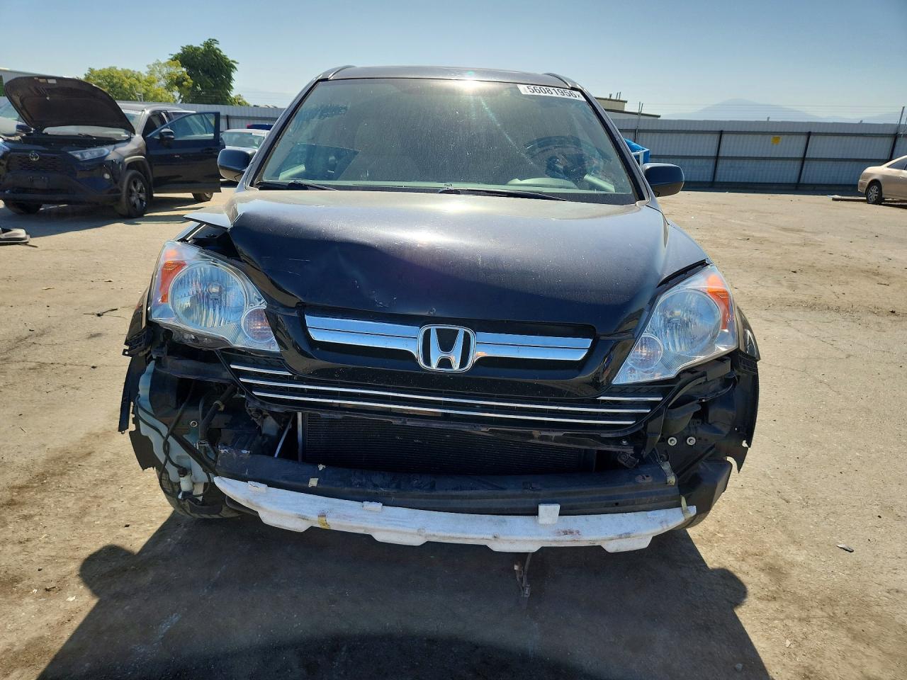 2007 Honda Cr-v Ex Black vin: JHLRE38587C020163