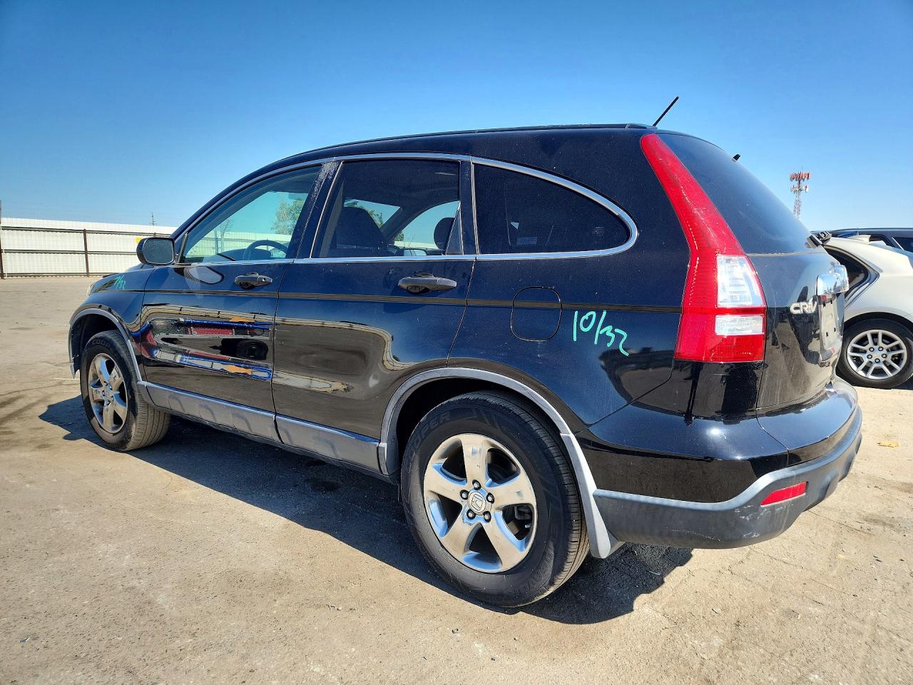 2007 Honda Cr-v Ex Black vin: JHLRE38587C020163