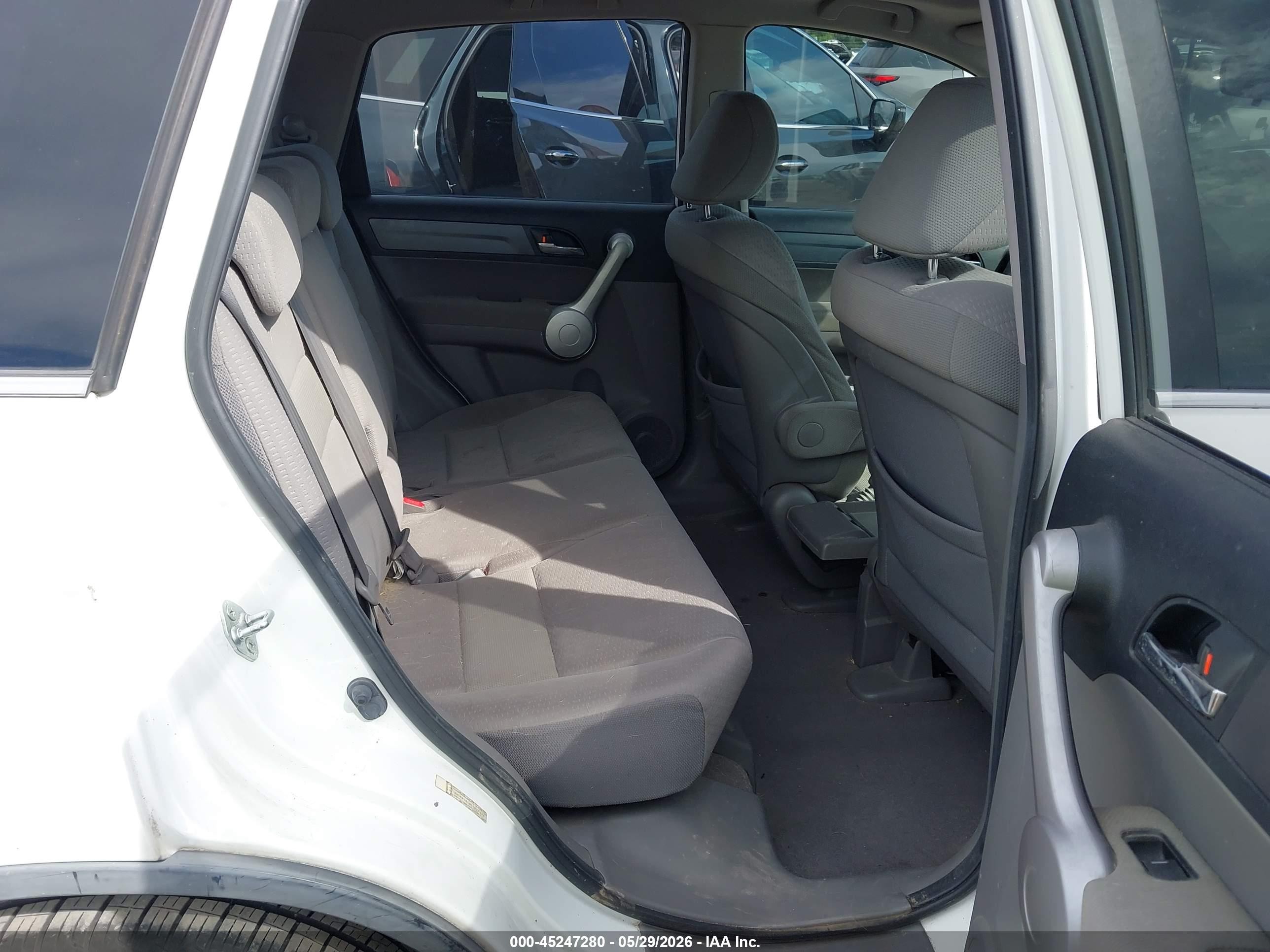 2007 Honda Cr-v Ex White vin: JHLRE38587C027839