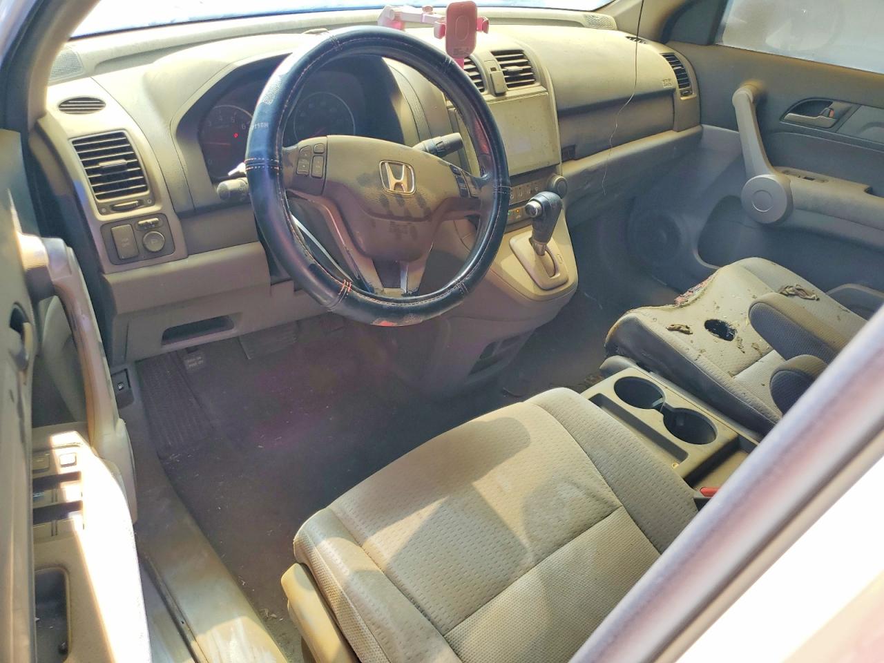 2007 Honda Cr-v Ex White vin: JHLRE38587C032426