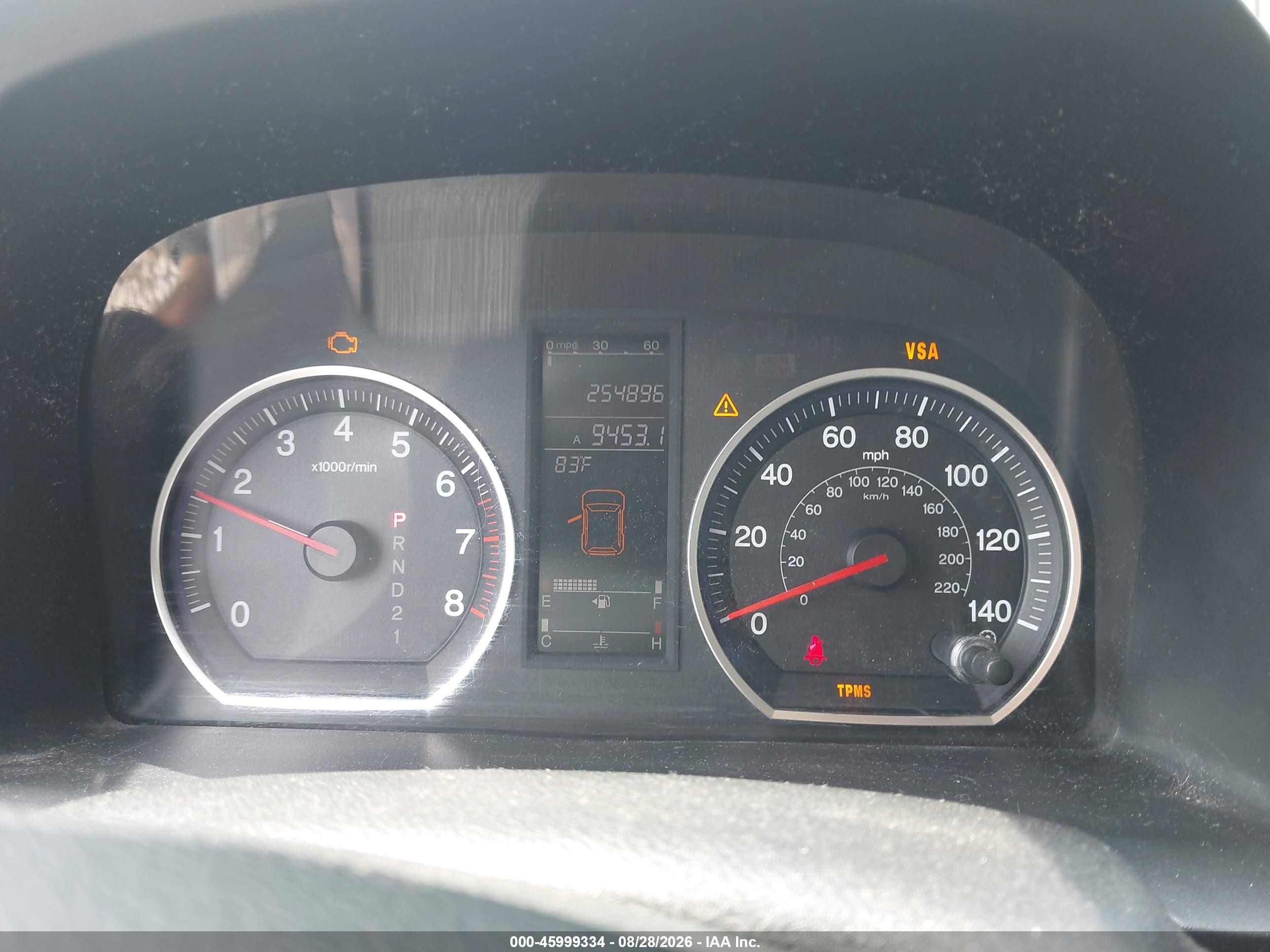 2007 Honda Cr-v Ex Blue vin: JHLRE38587C039781