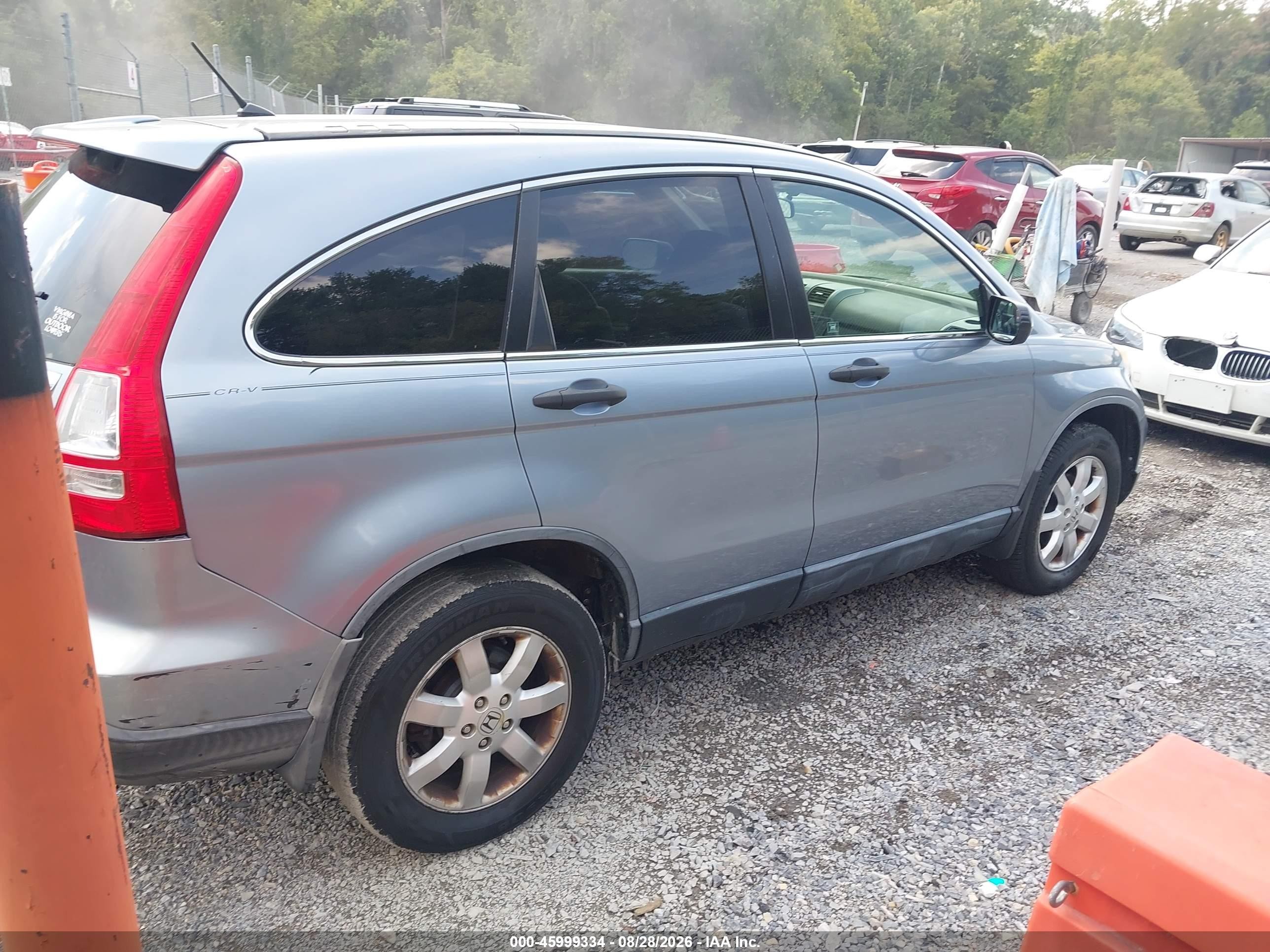 2007 Honda Cr-v Ex Blue vin: JHLRE38587C039781