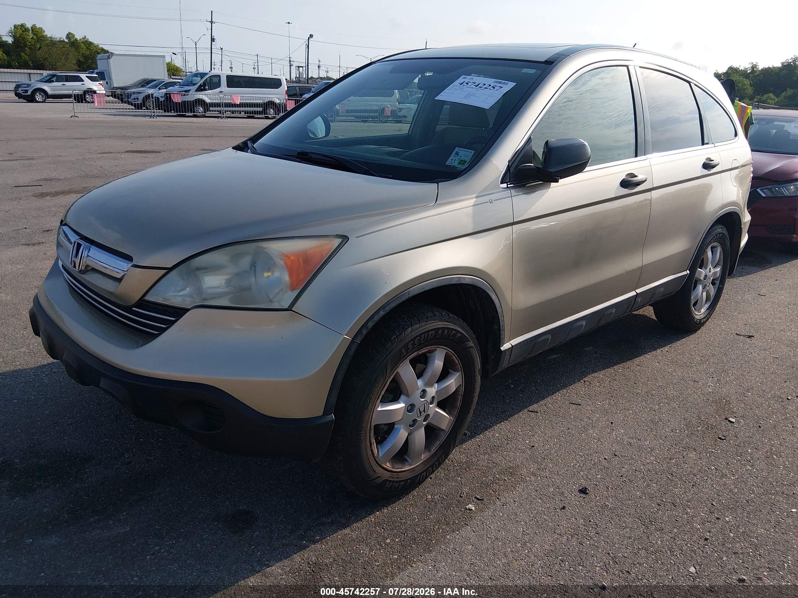 2007 Honda Cr-v Ex Серебряный vin: JHLRE38587C047346