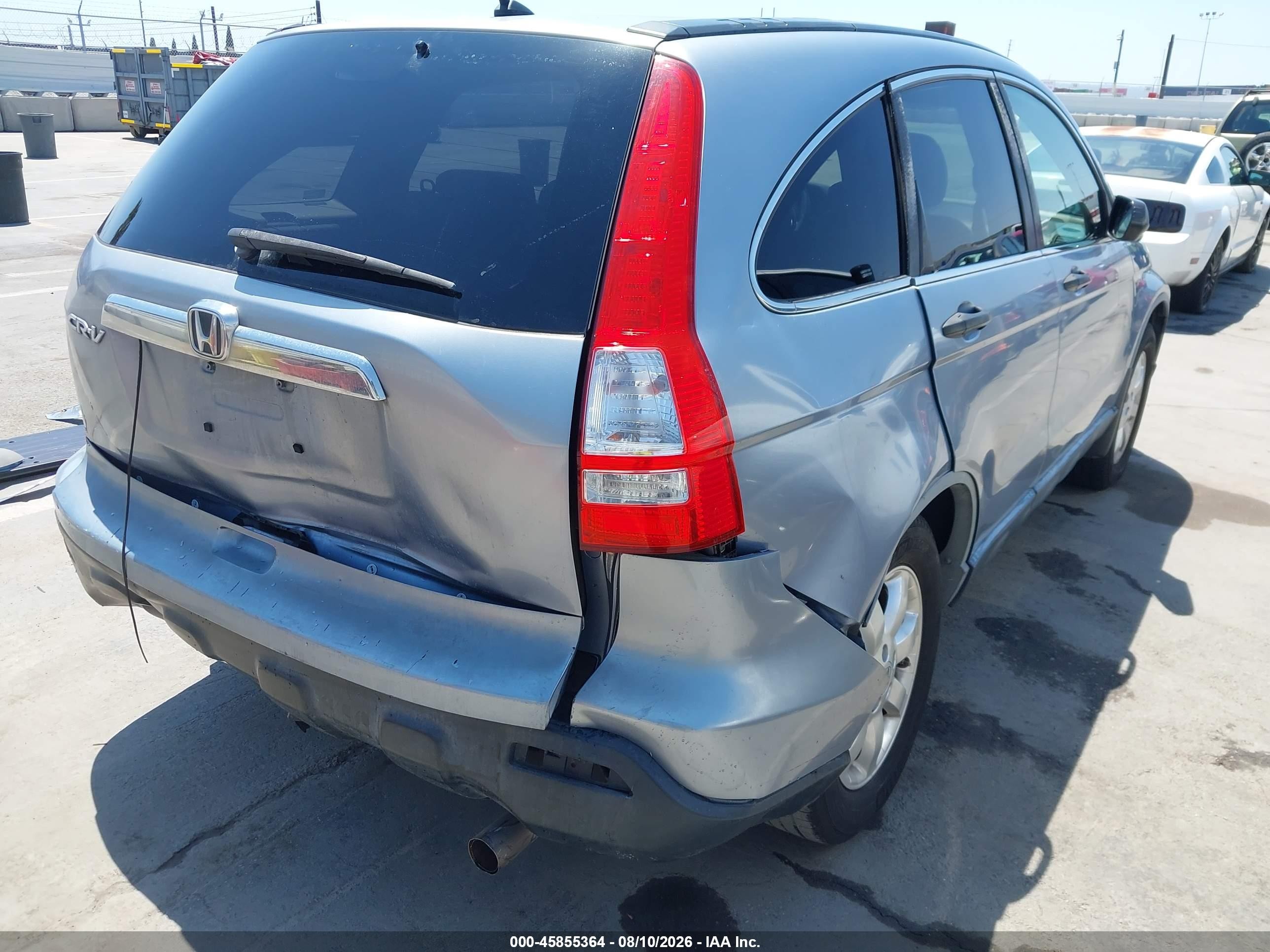 2007 Honda Cr-v Ex Light Blue vin: JHLRE38587C049582