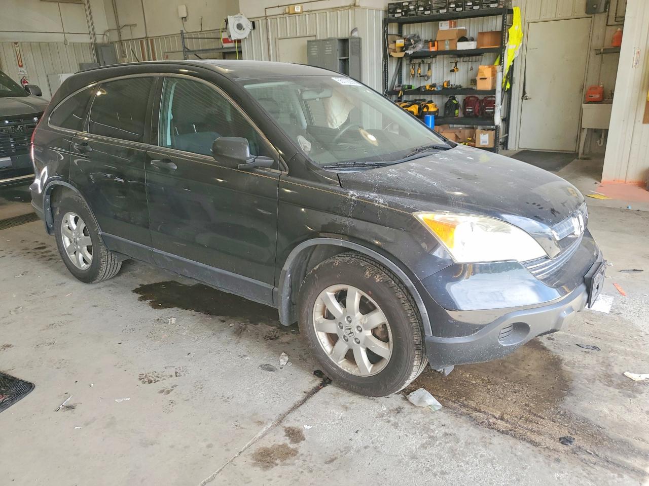 2008 Honda Cr-v Ex Black vin: JHLRE38588C008144