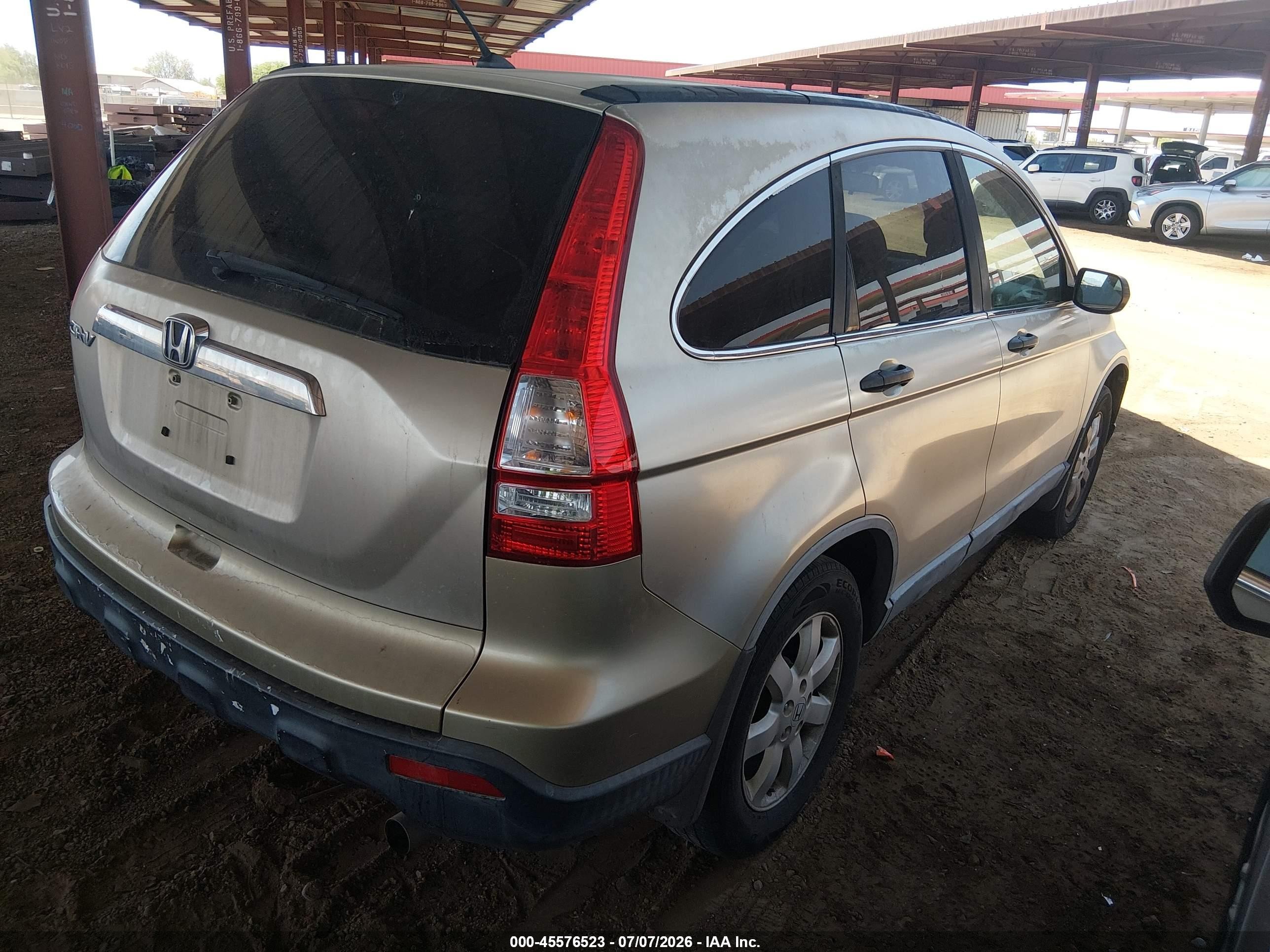 2009 Honda Cr-v Ex Gold vin: JHLRE38589C009733