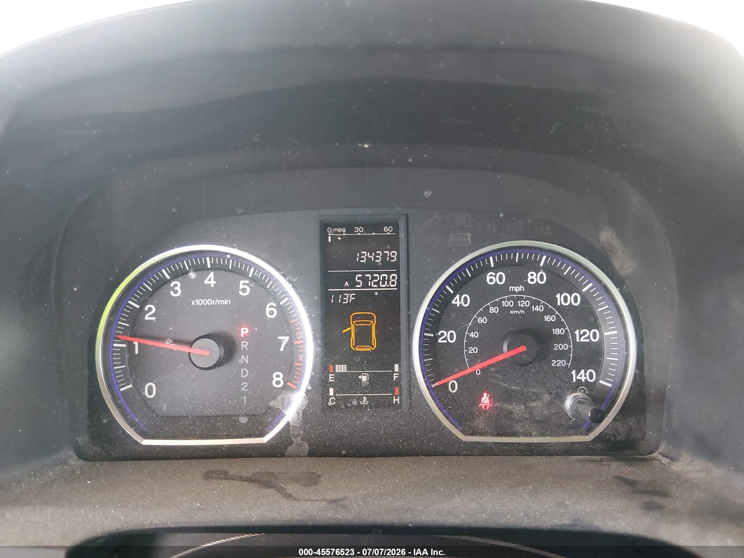 2009 Honda Cr-v Ex Gold vin: JHLRE38589C009733