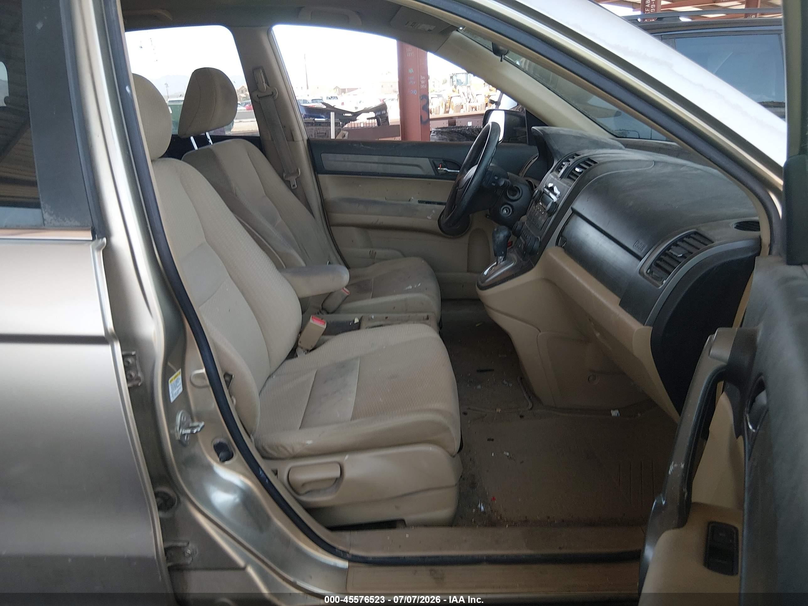 2009 Honda Cr-v Ex Gold vin: JHLRE38589C009733
