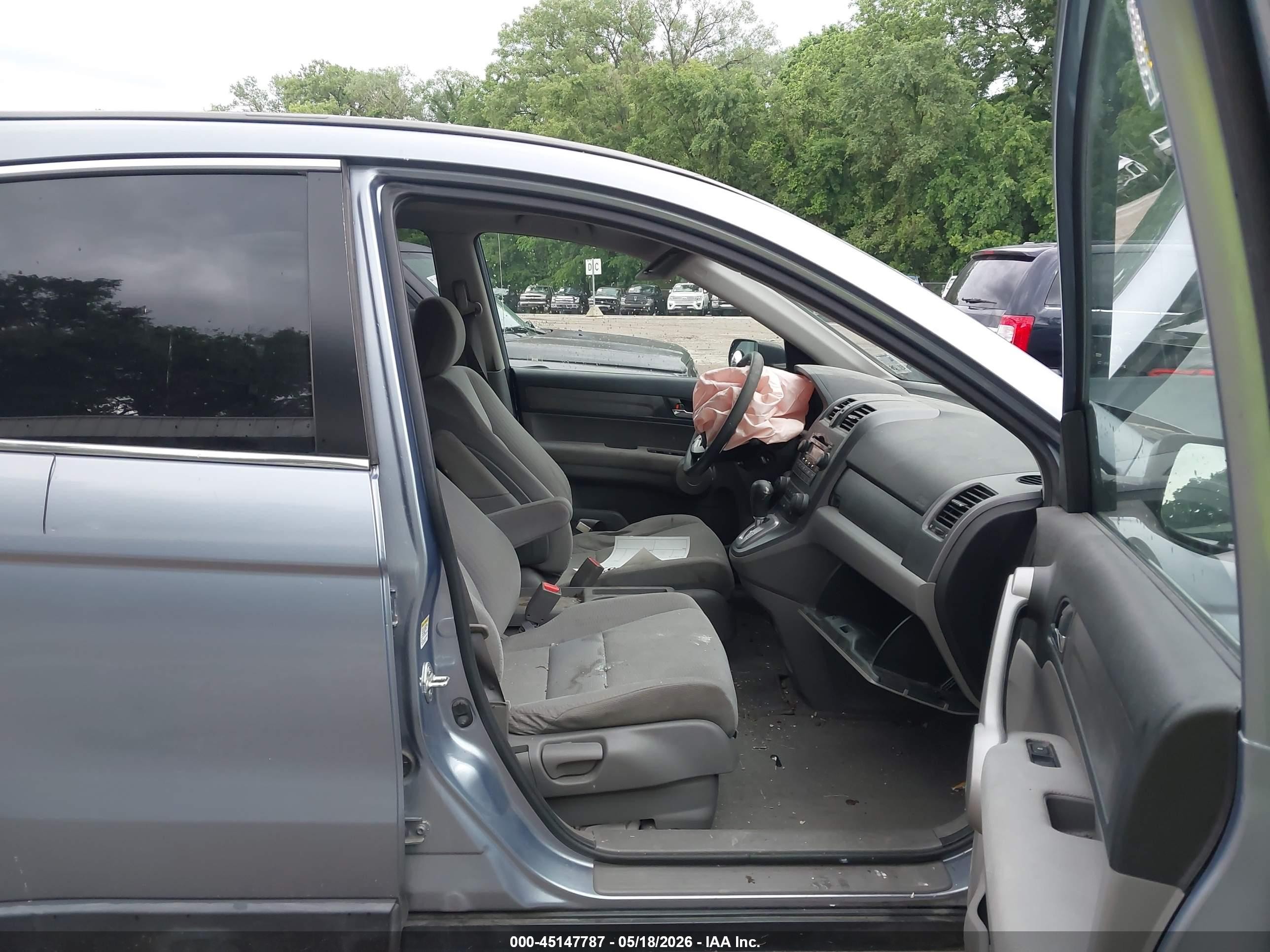 2007 Honda Cr-v Ex Blue vin: JHLRE38597C015697