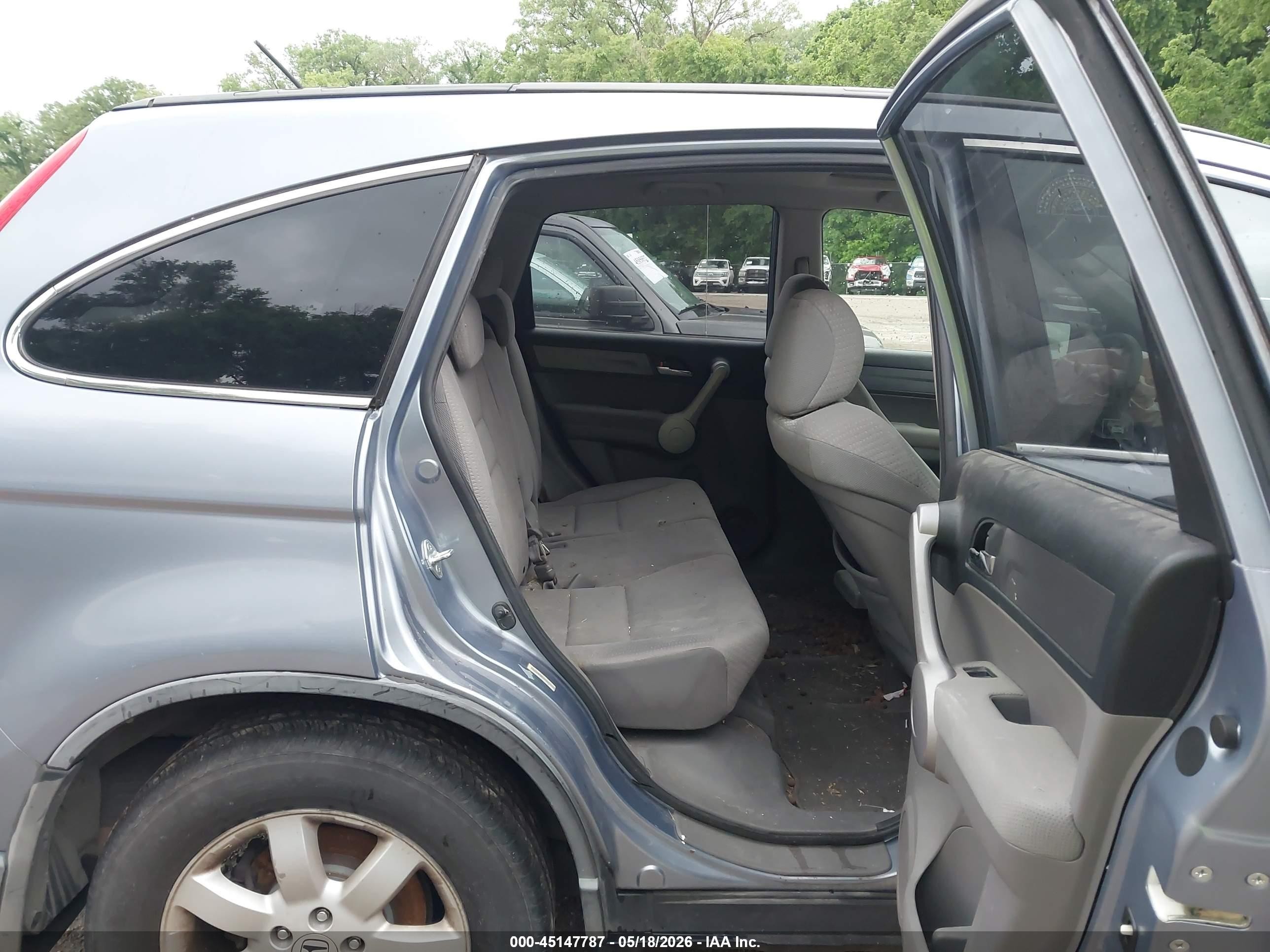 2007 Honda Cr-v Ex Blue vin: JHLRE38597C015697