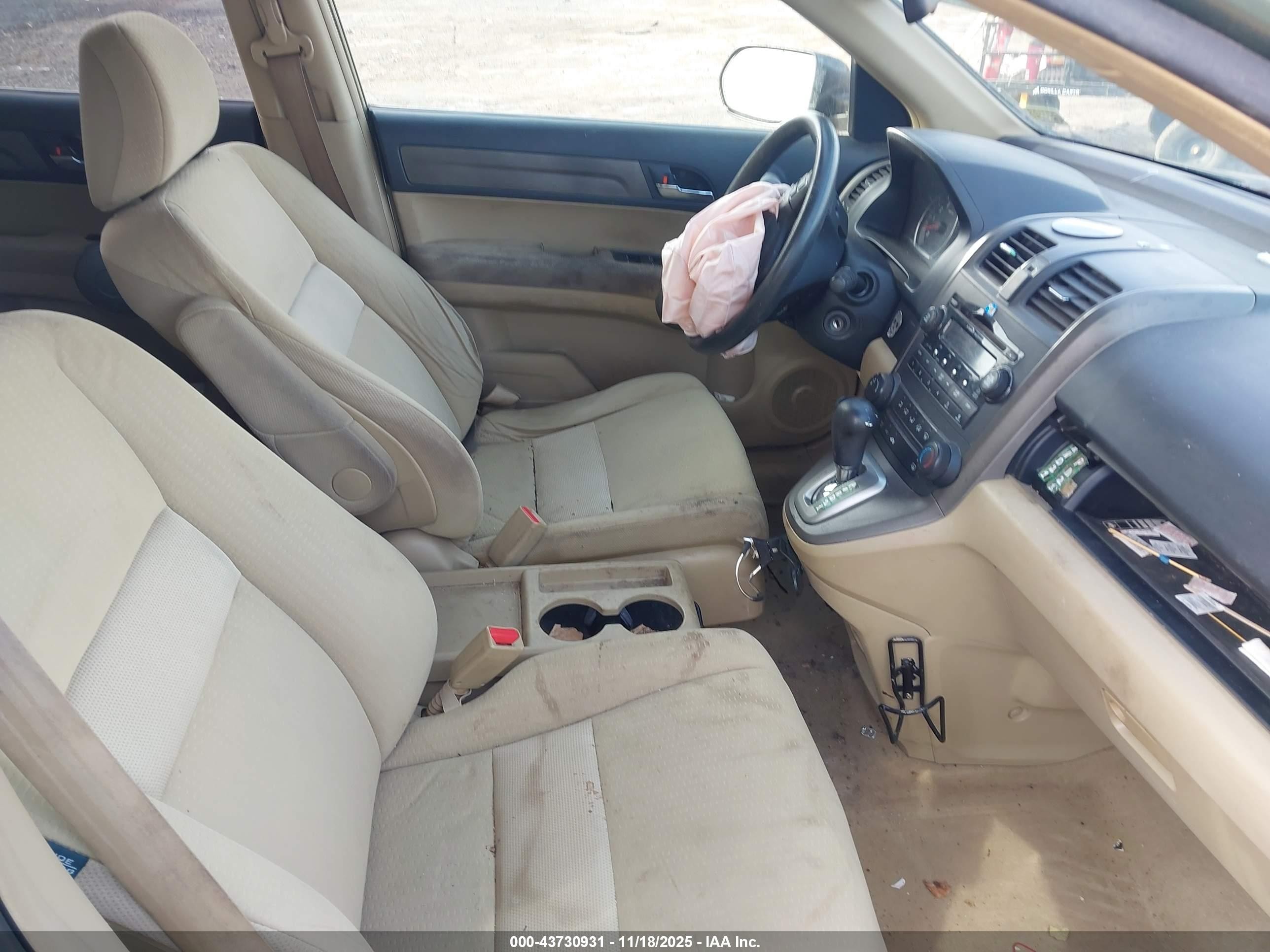 2007 Honda Cr-v Ex Green vin: JHLRE38597C031401