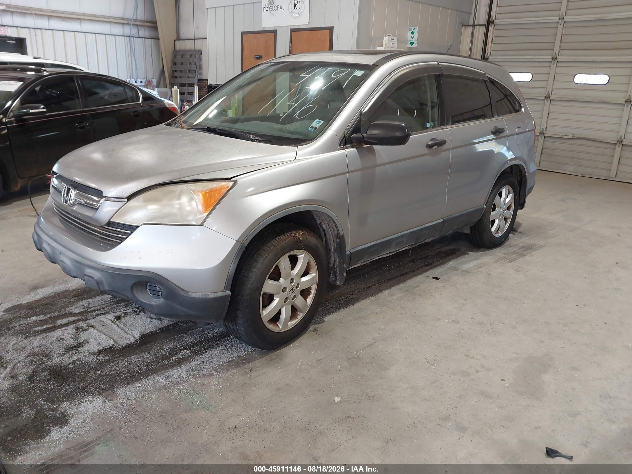 2007 Honda Cr-v Ex Серебряный vin: JHLRE38597C071350