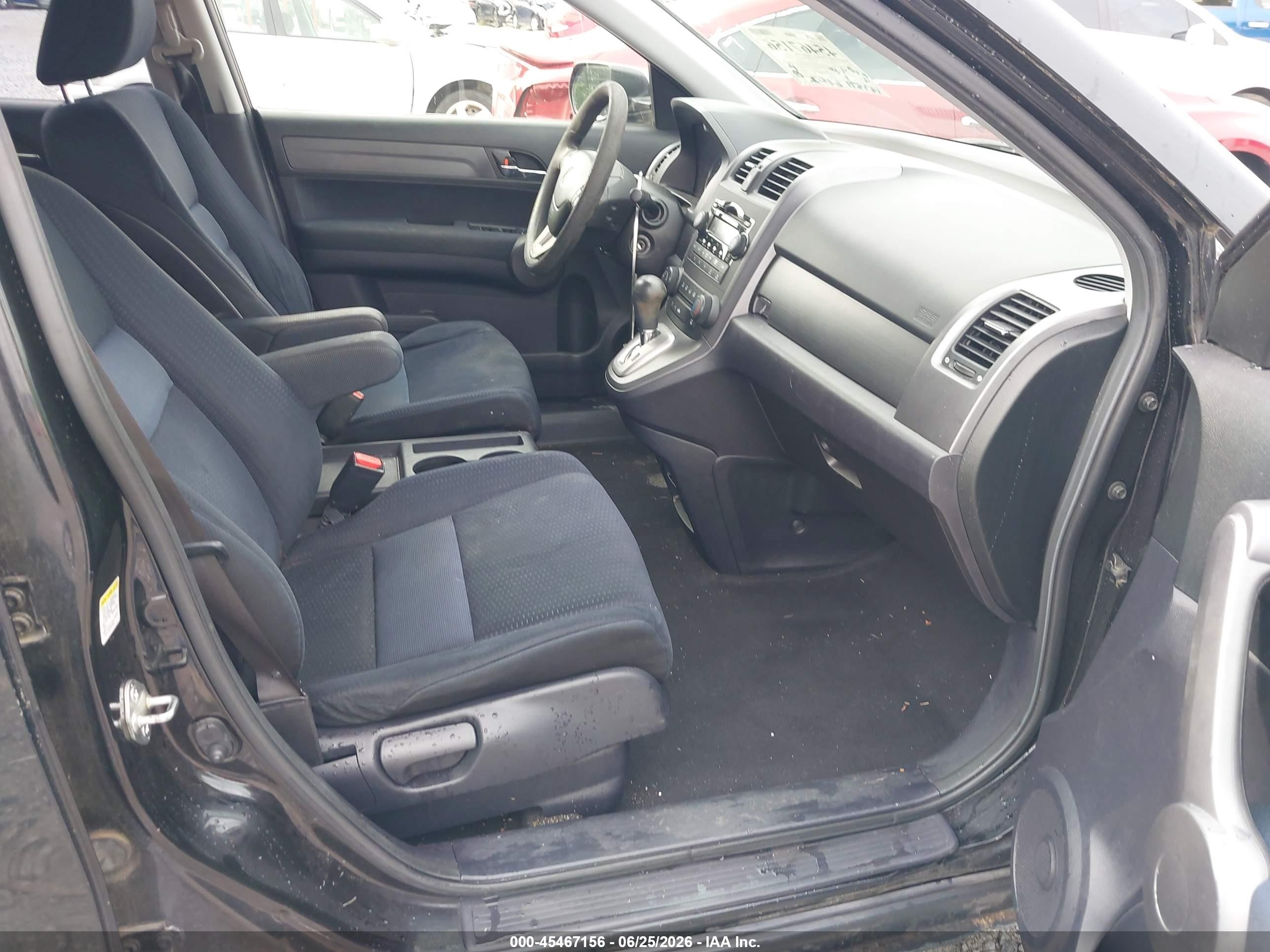 2008 Honda Cr-v Ex Black vin: JHLRE38598C005186