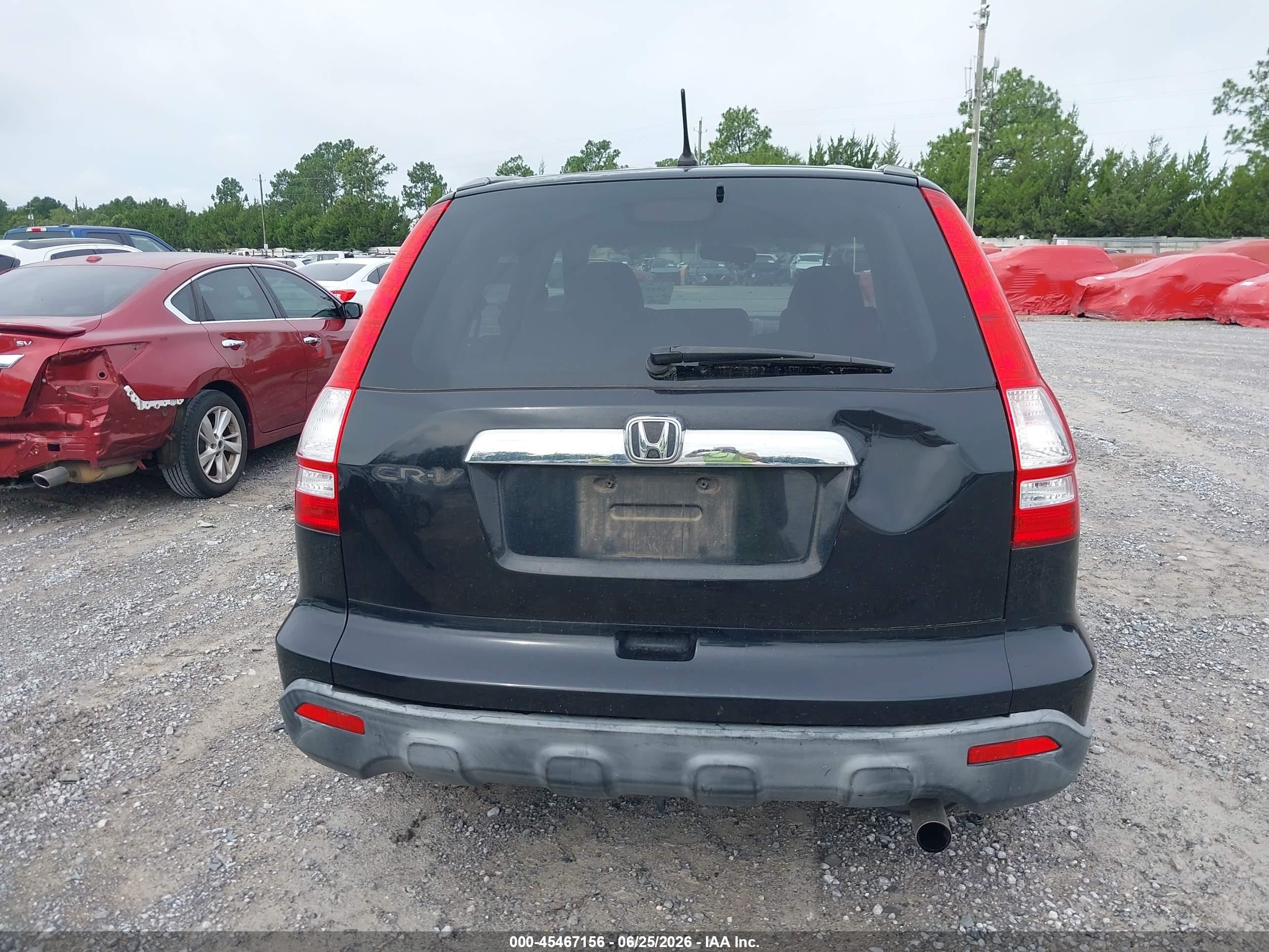 2008 Honda Cr-v Ex Black vin: JHLRE38598C005186