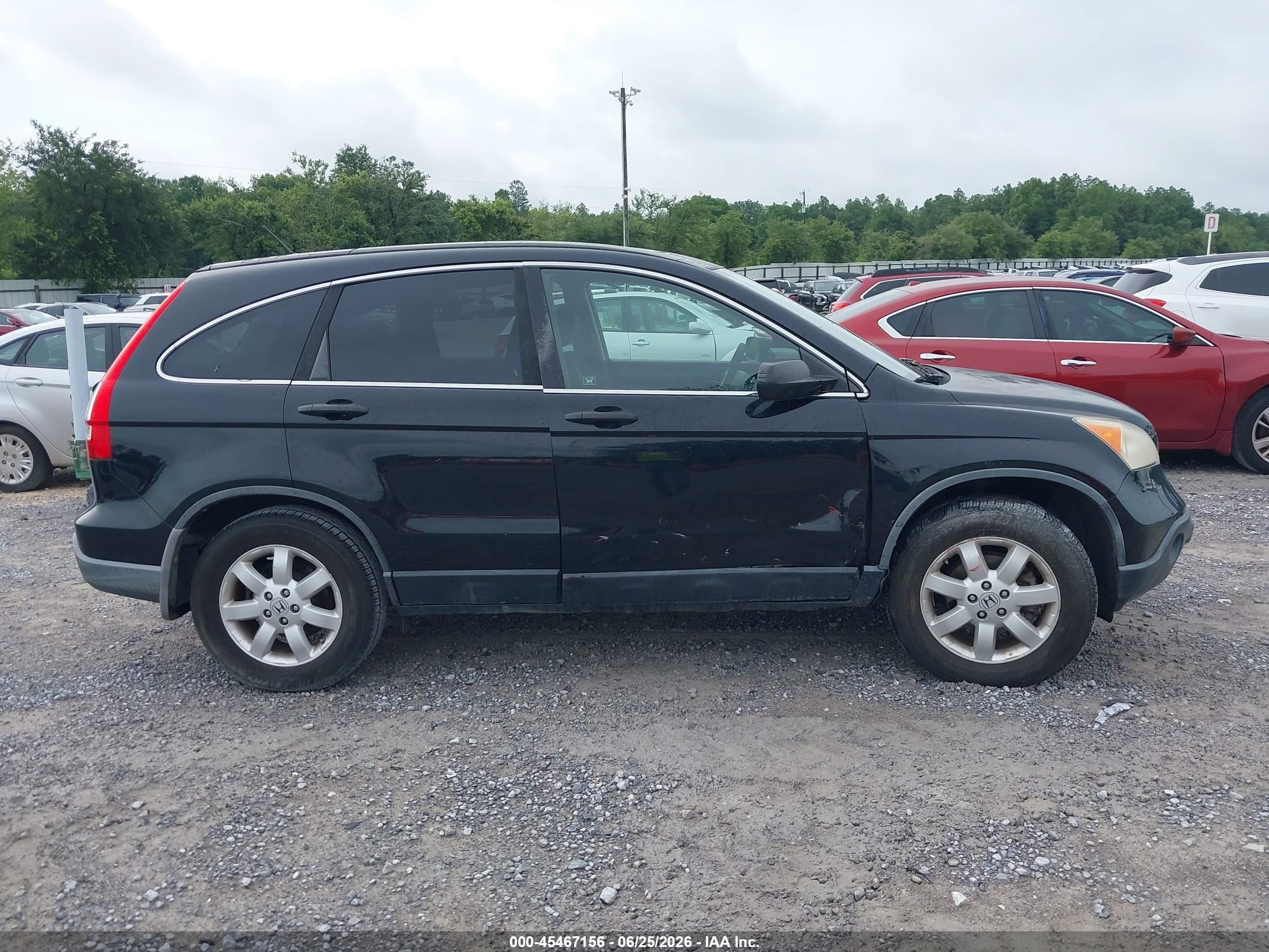 2008 Honda Cr-v Ex Black vin: JHLRE38598C005186