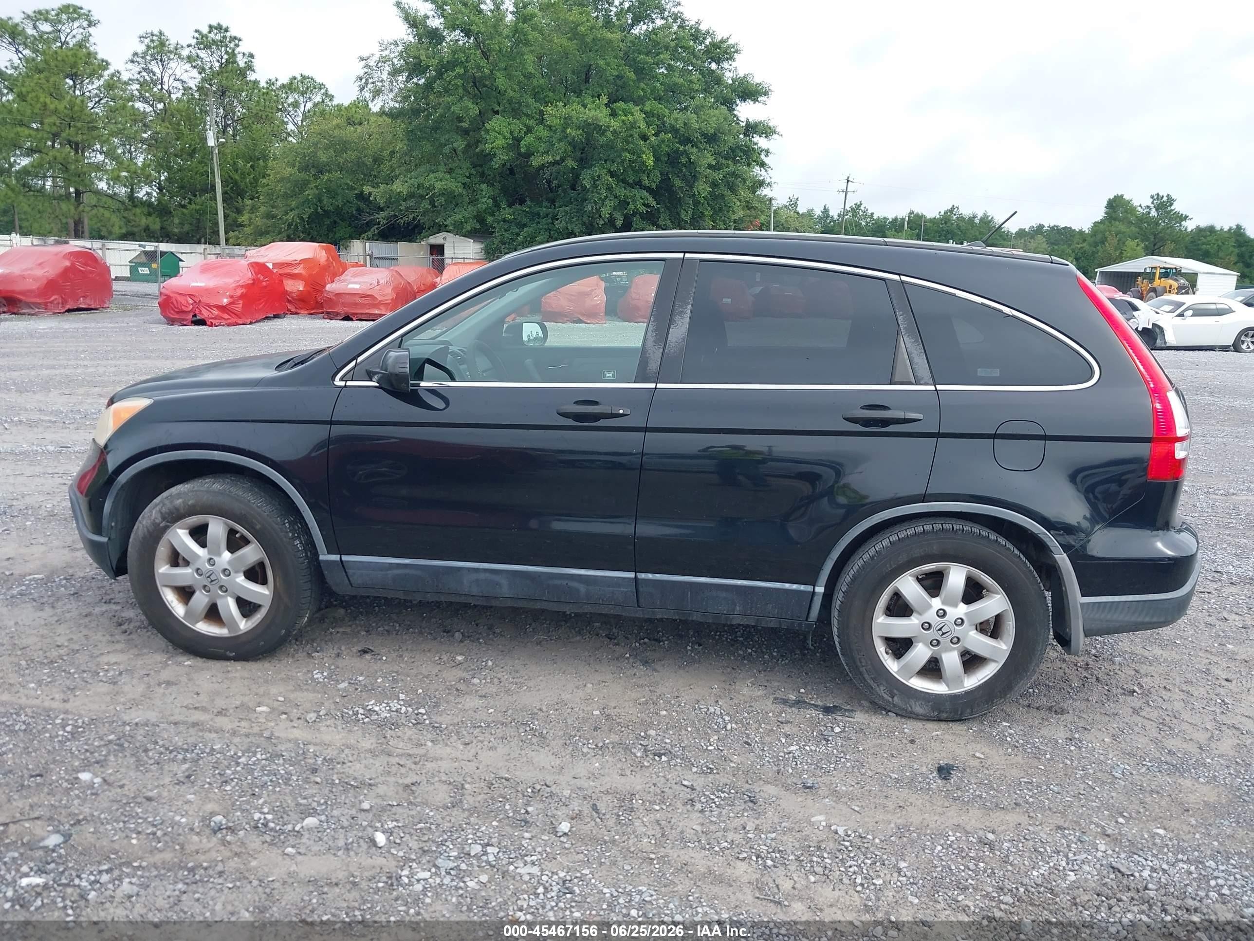 2008 Honda Cr-v Ex Black vin: JHLRE38598C005186