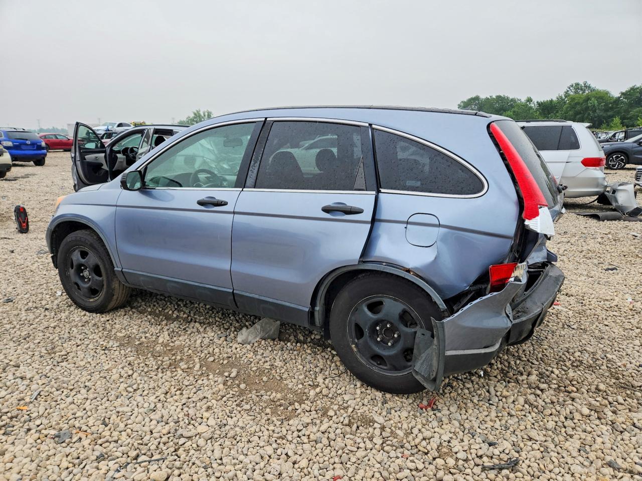 2007 Honda Cr-v Ex Синий vin: JHLRE385X7C006636