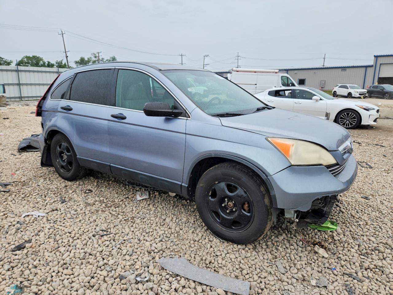 2007 Honda Cr-v Ex Синий vin: JHLRE385X7C006636