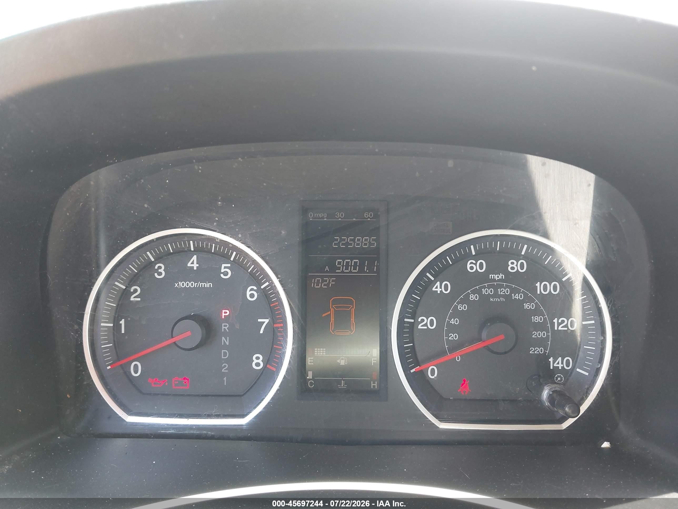 2007 Honda Cr-v Ex Silver vin: JHLRE385X7C038325