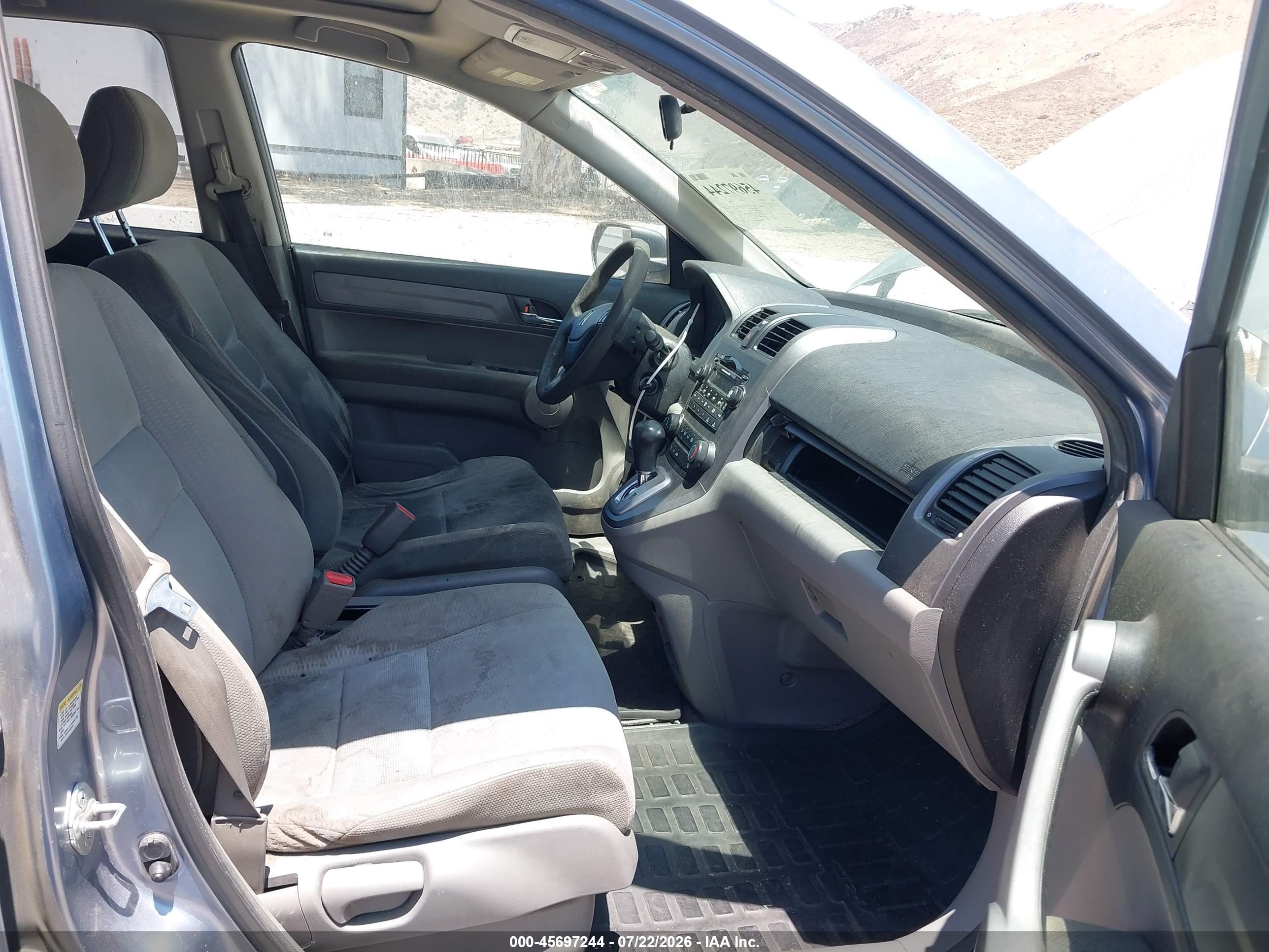 2007 Honda Cr-v Ex Silver vin: JHLRE385X7C038325