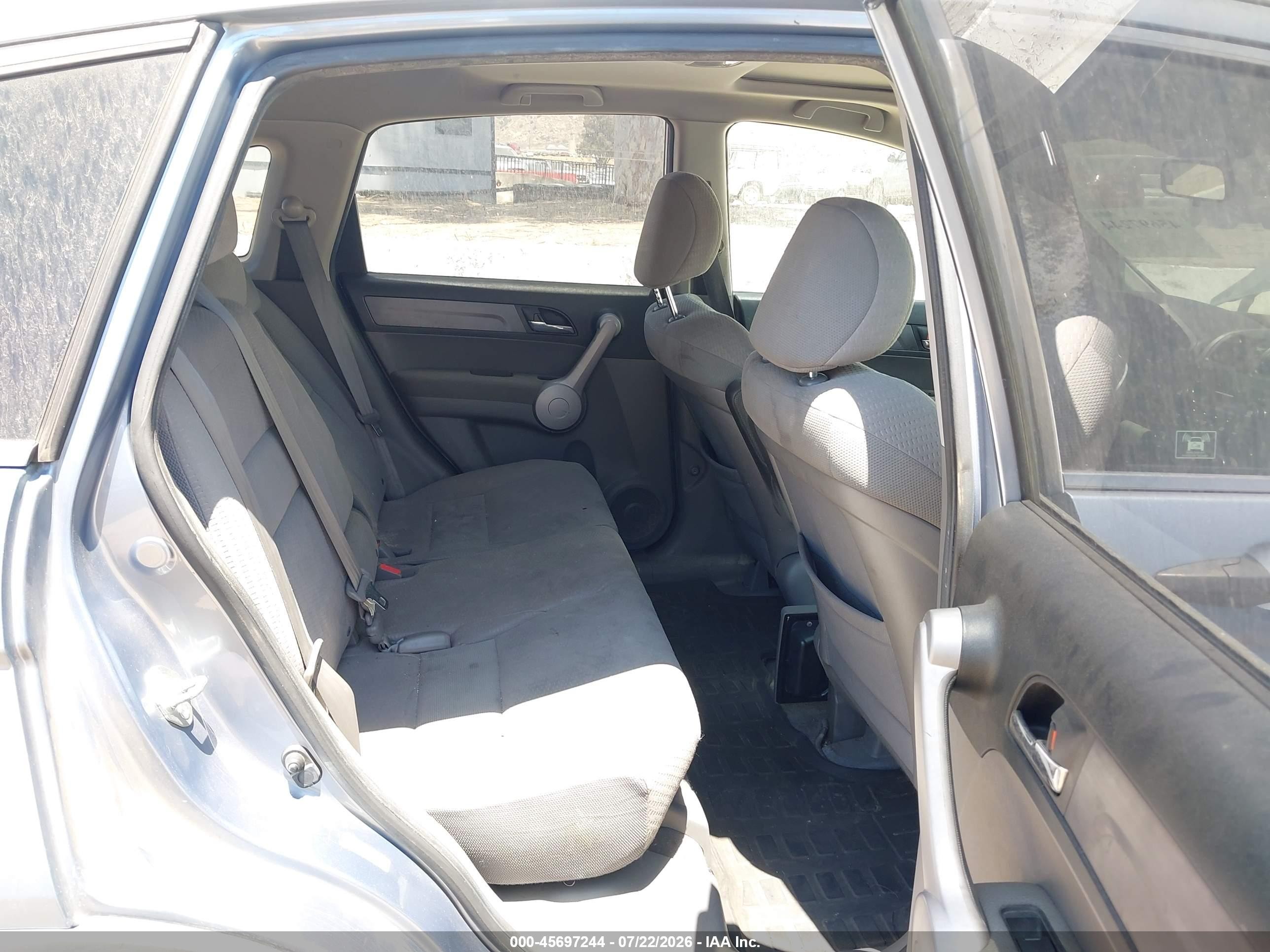 2007 Honda Cr-v Ex Silver vin: JHLRE385X7C038325