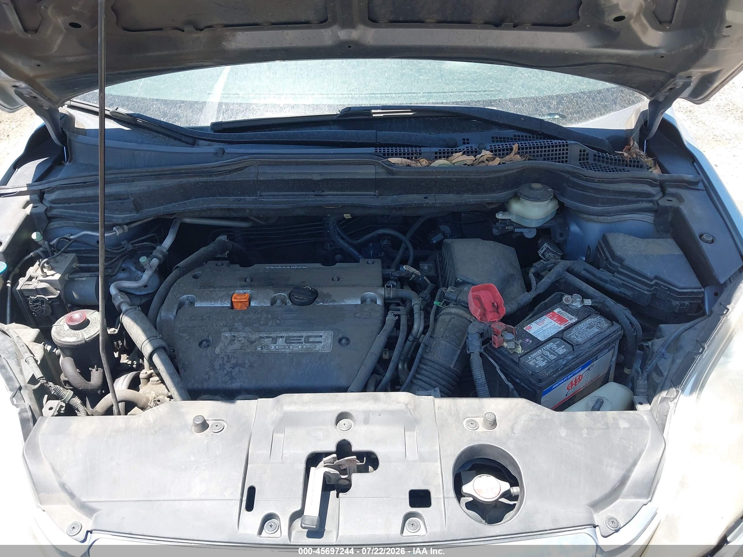 2007 Honda Cr-v Ex Silver vin: JHLRE385X7C038325
